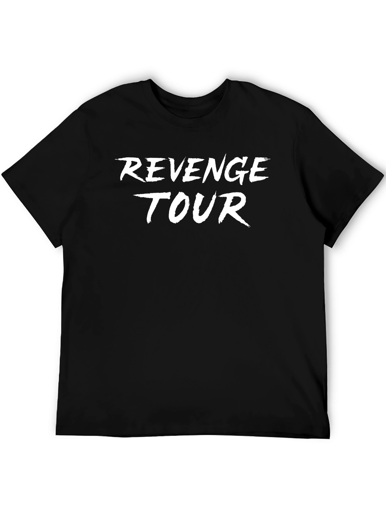 Revenge Tour Graphic Print Black T-Shirt