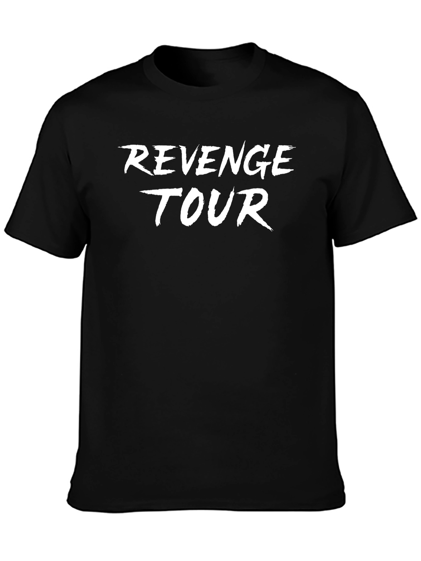 Revenge Tour Graphic Print Black T-Shirt