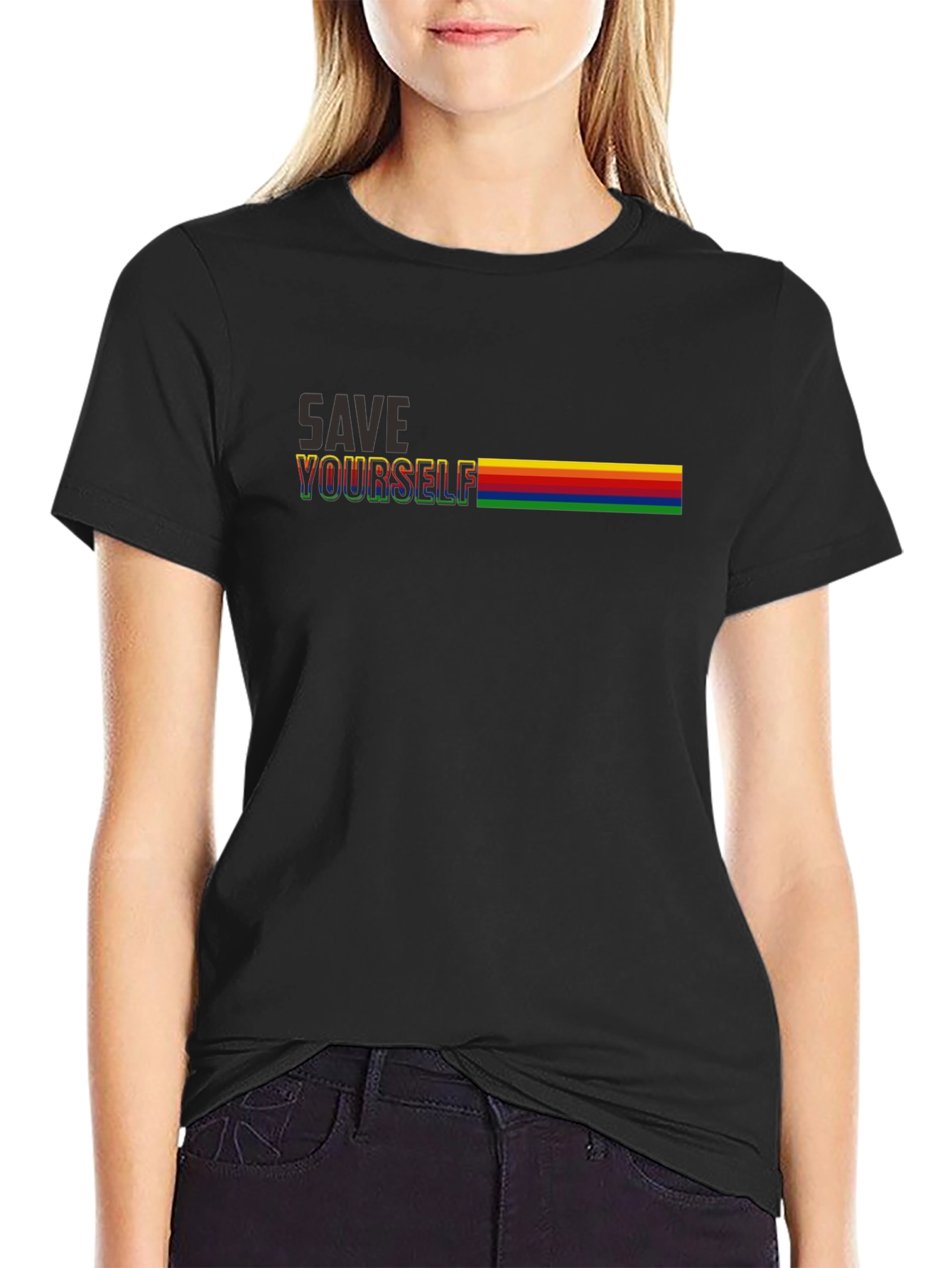 Save Yourself Rainbow T-Shirt