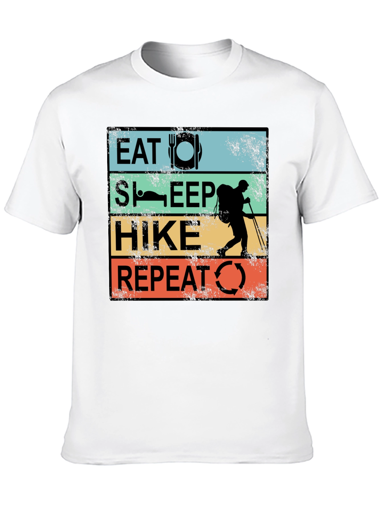 Eat Sleep Hike Repeat Graphic Tee
