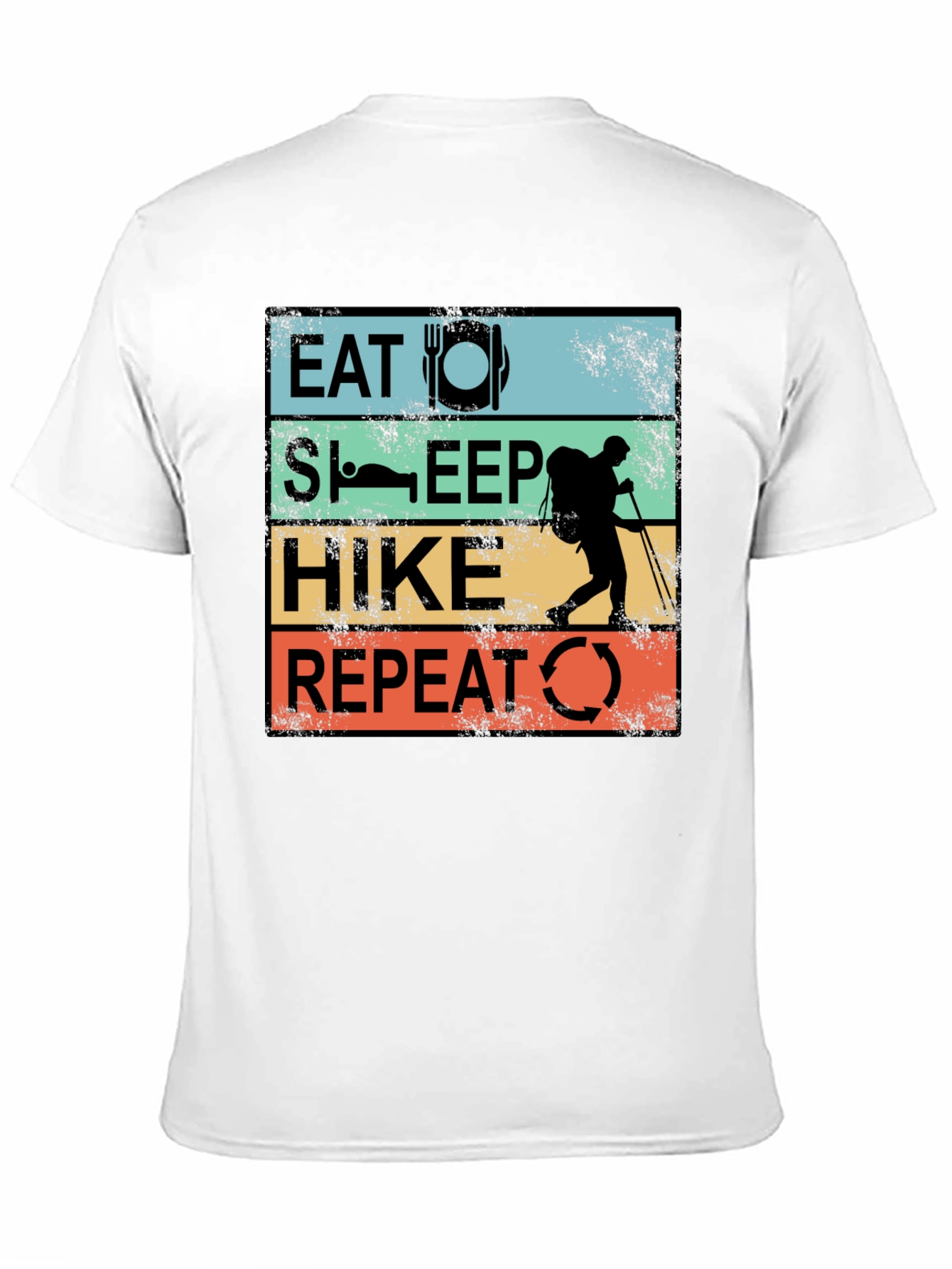 Eat Sleep Hike Repeat Graphic Tee
