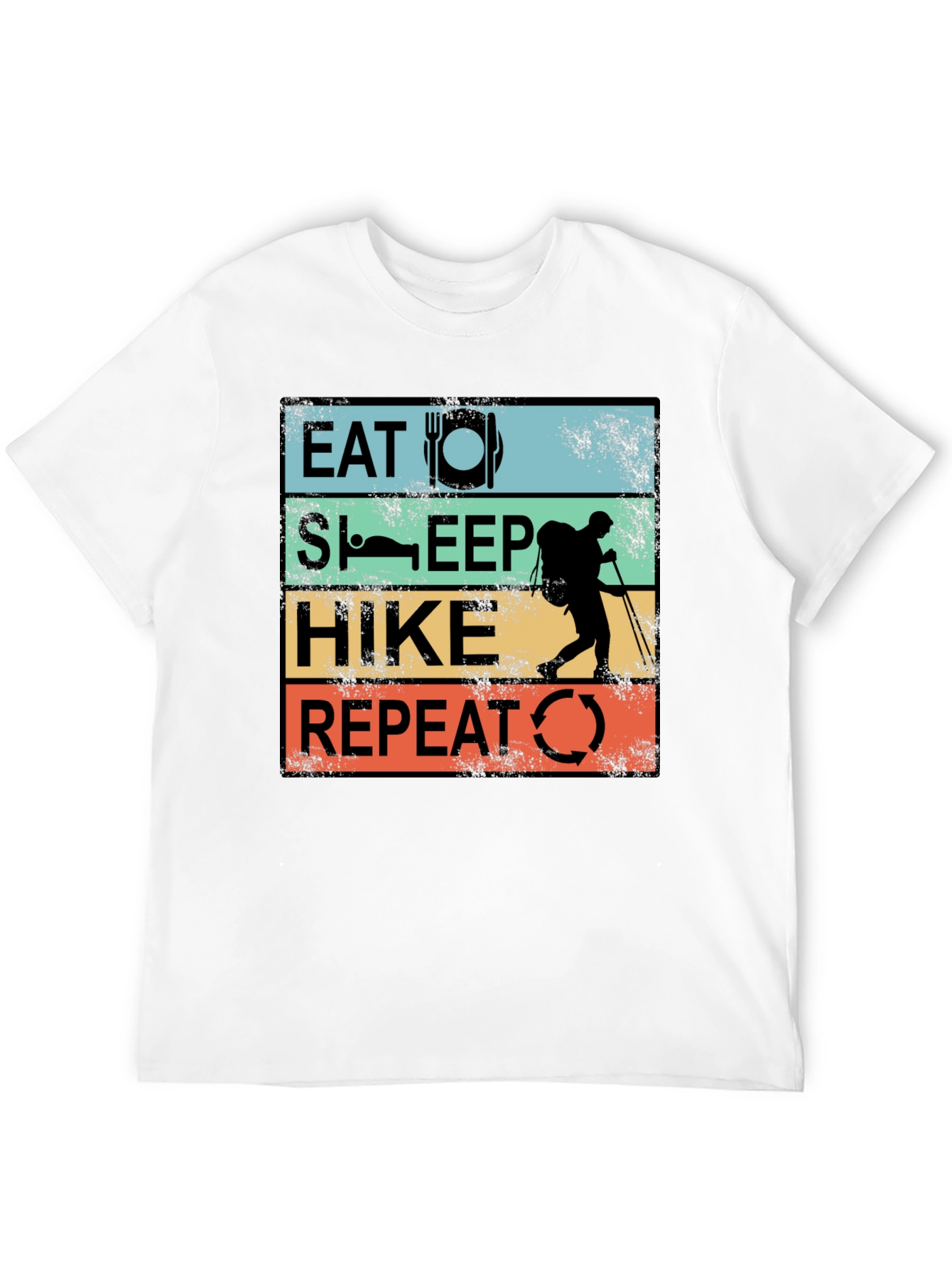 Eat Sleep Hike Repeat Graphic Tee