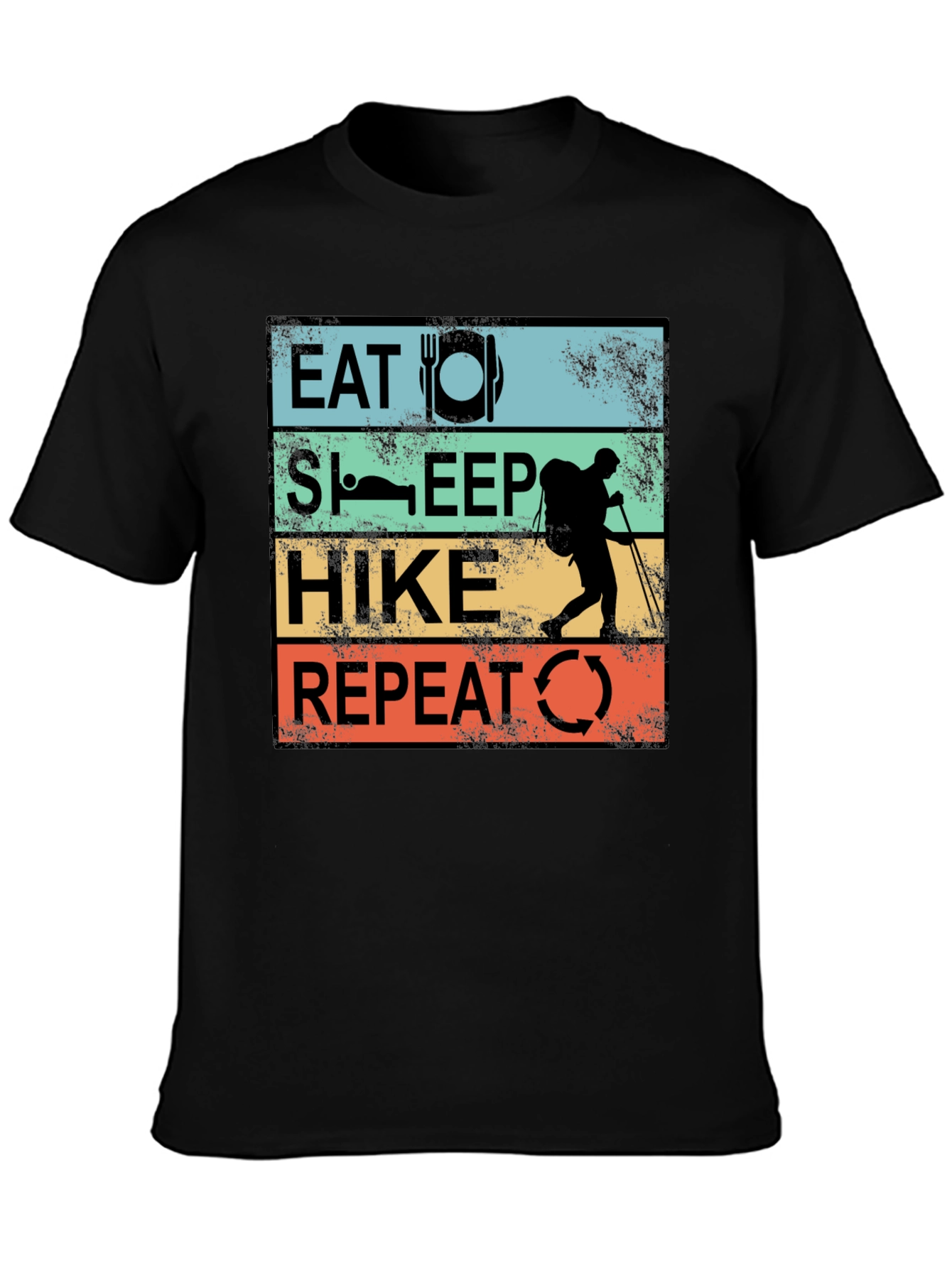 Eat Sleep Hike Repeat Graphic Tee