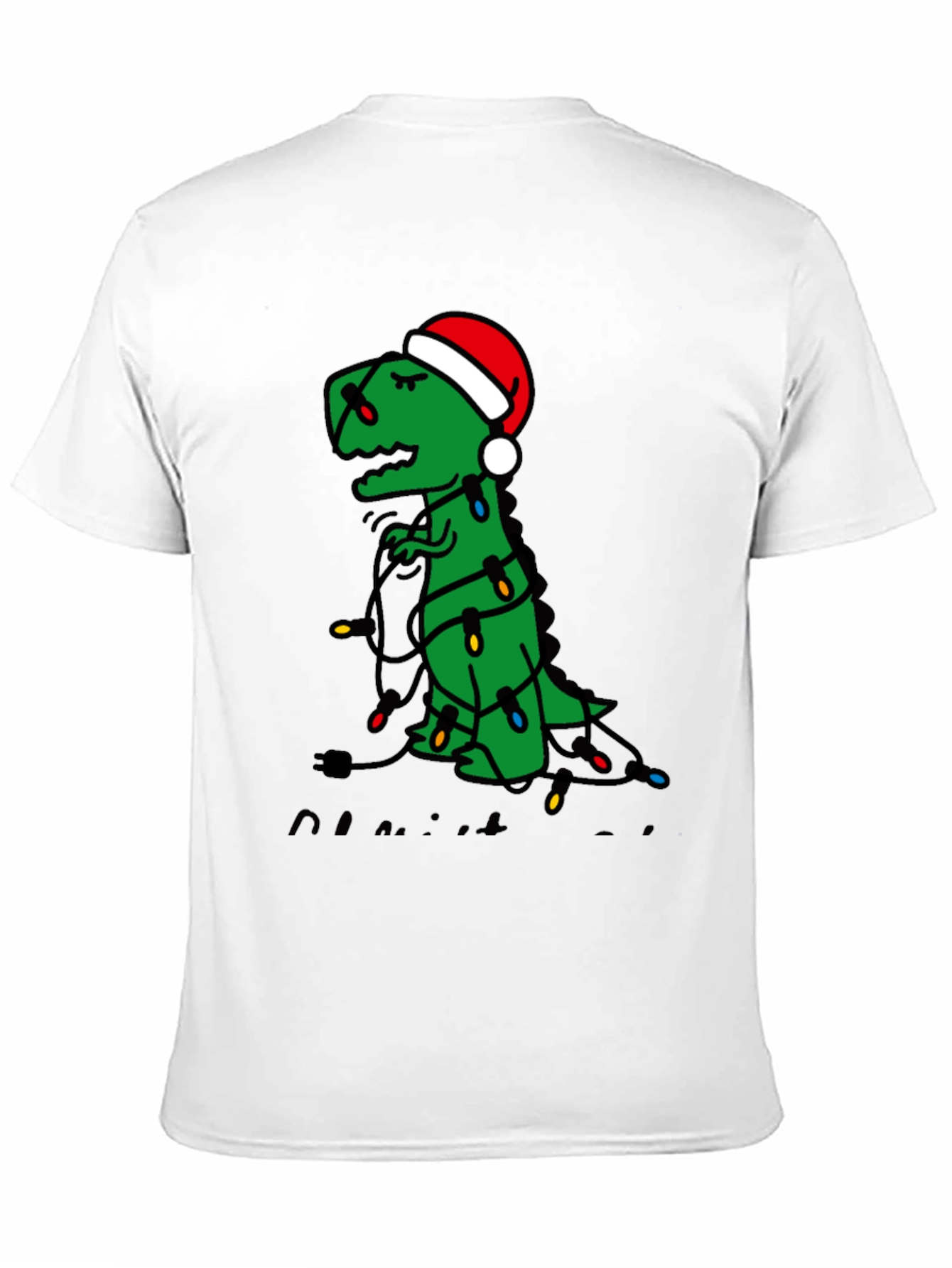 Festive Dino T-Shirt: Christmas Trex Tee