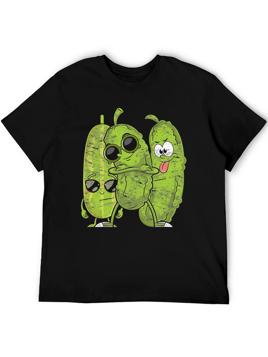 Cool Pickle Crew Black Graphic Tee