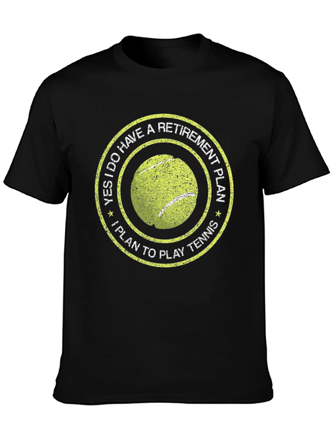 Retirement Tennis Plan T-Shirt