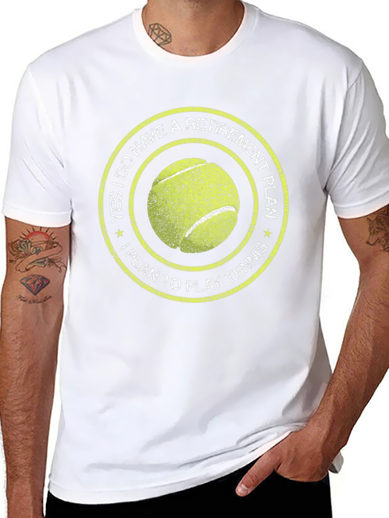 Retirement Tennis Plan T-Shirt