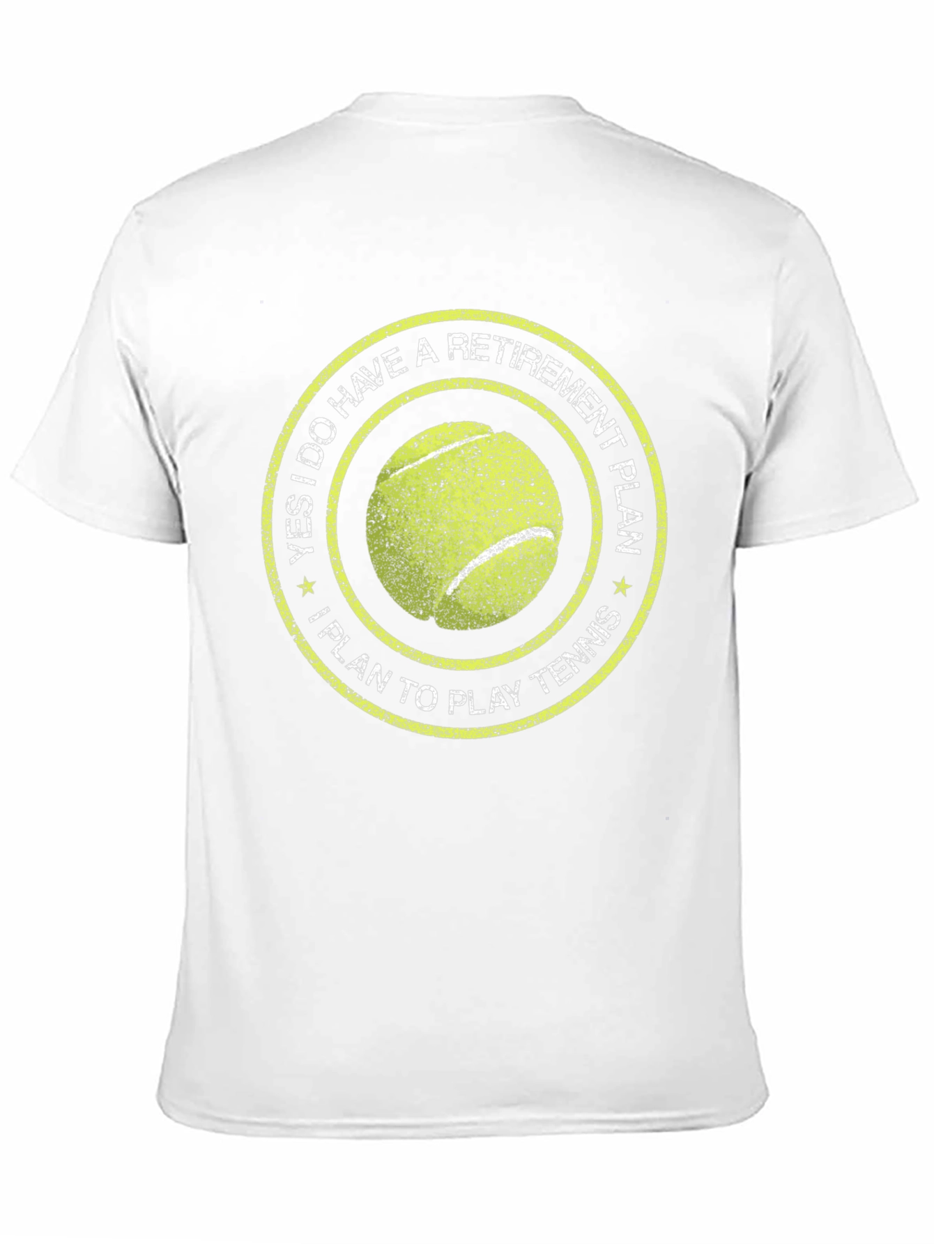 Retirement Tennis Plan T-Shirt