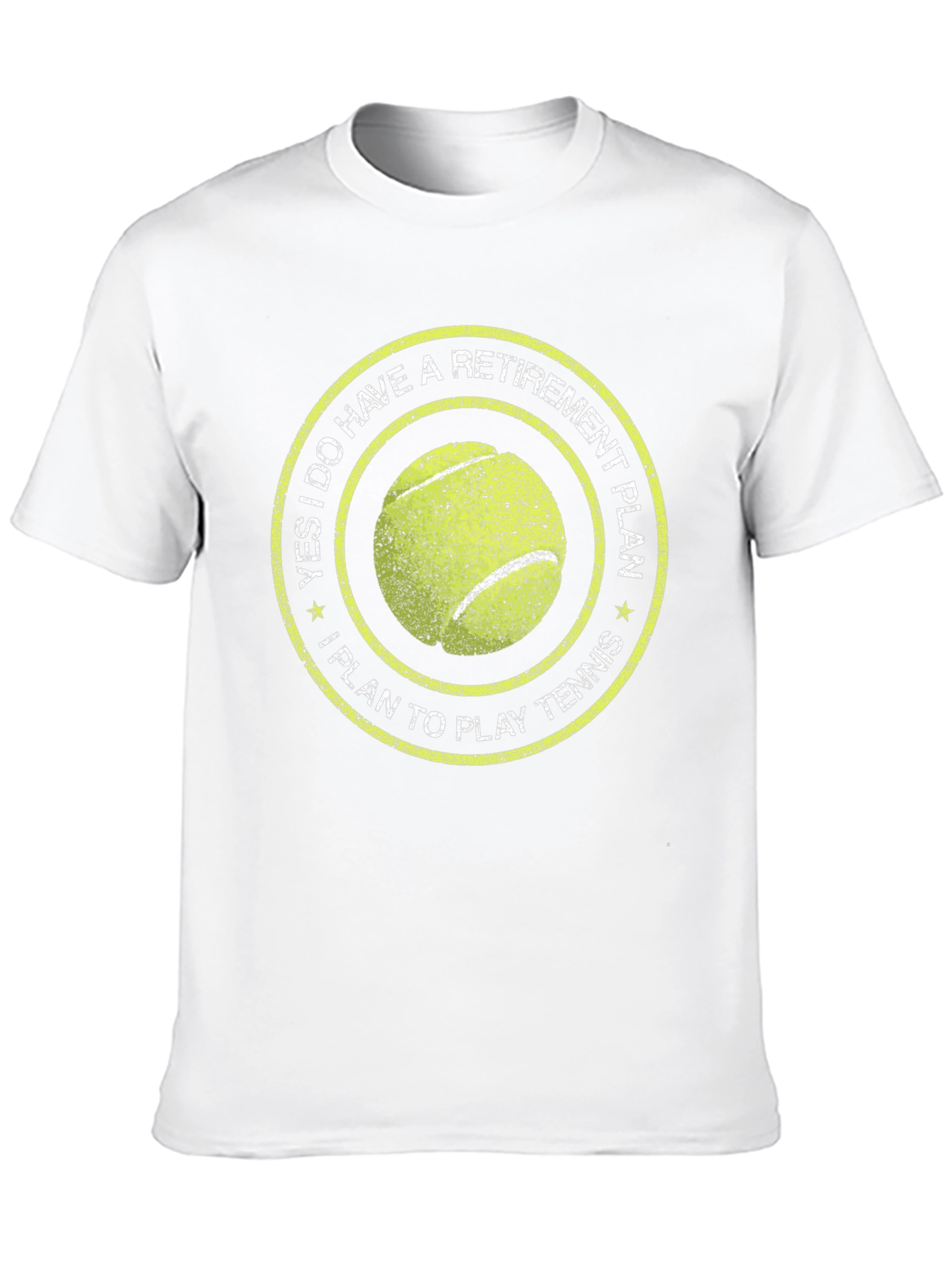 Retirement Tennis Plan T-Shirt