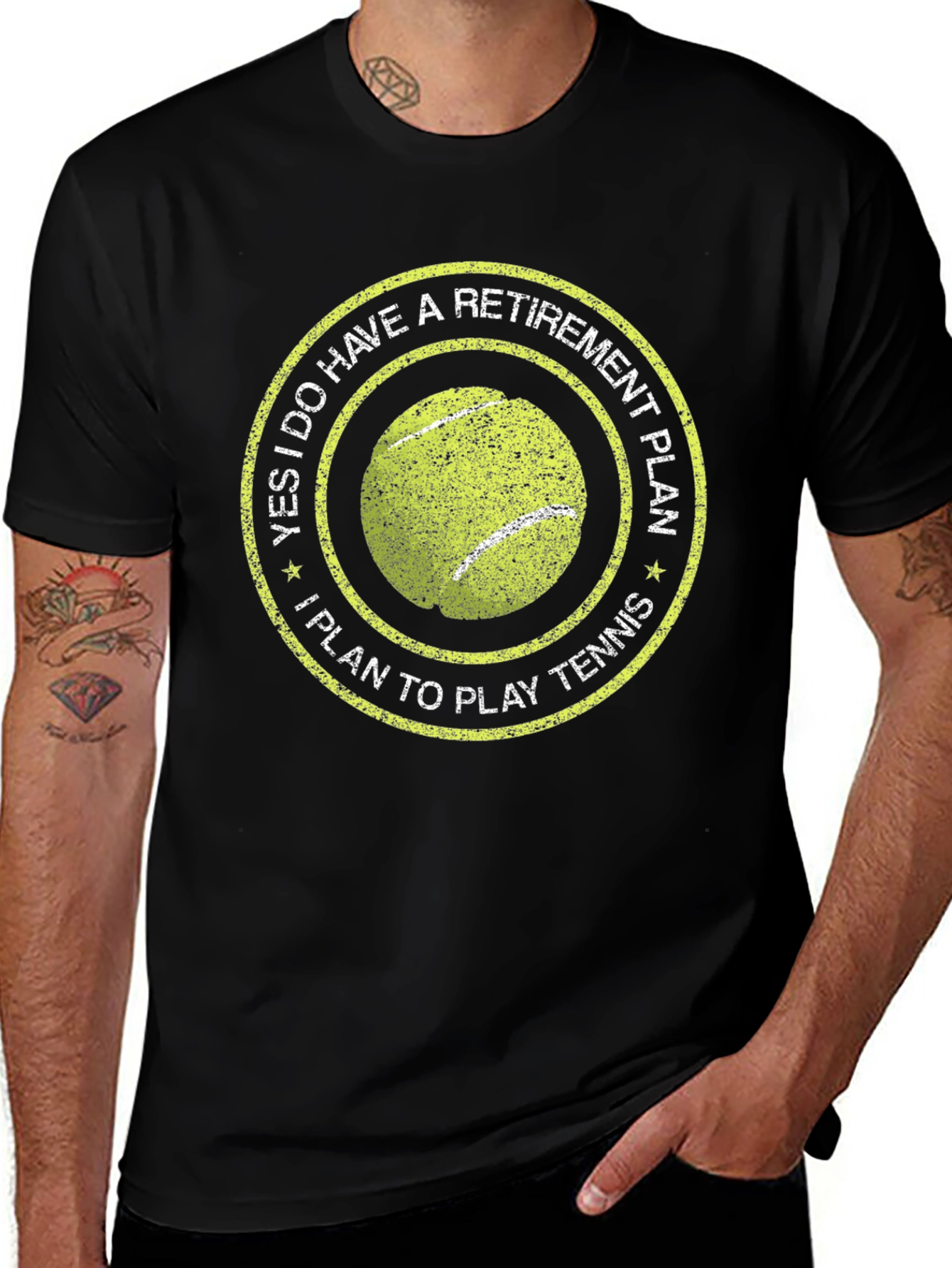 Retirement Tennis Plan T-Shirt