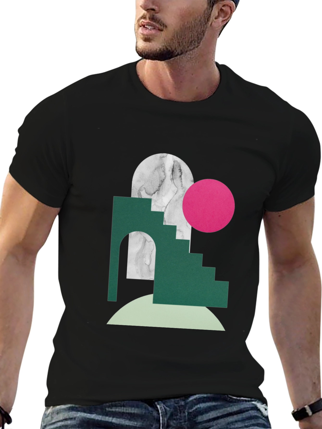 Abstract Geometric Graphic Tee