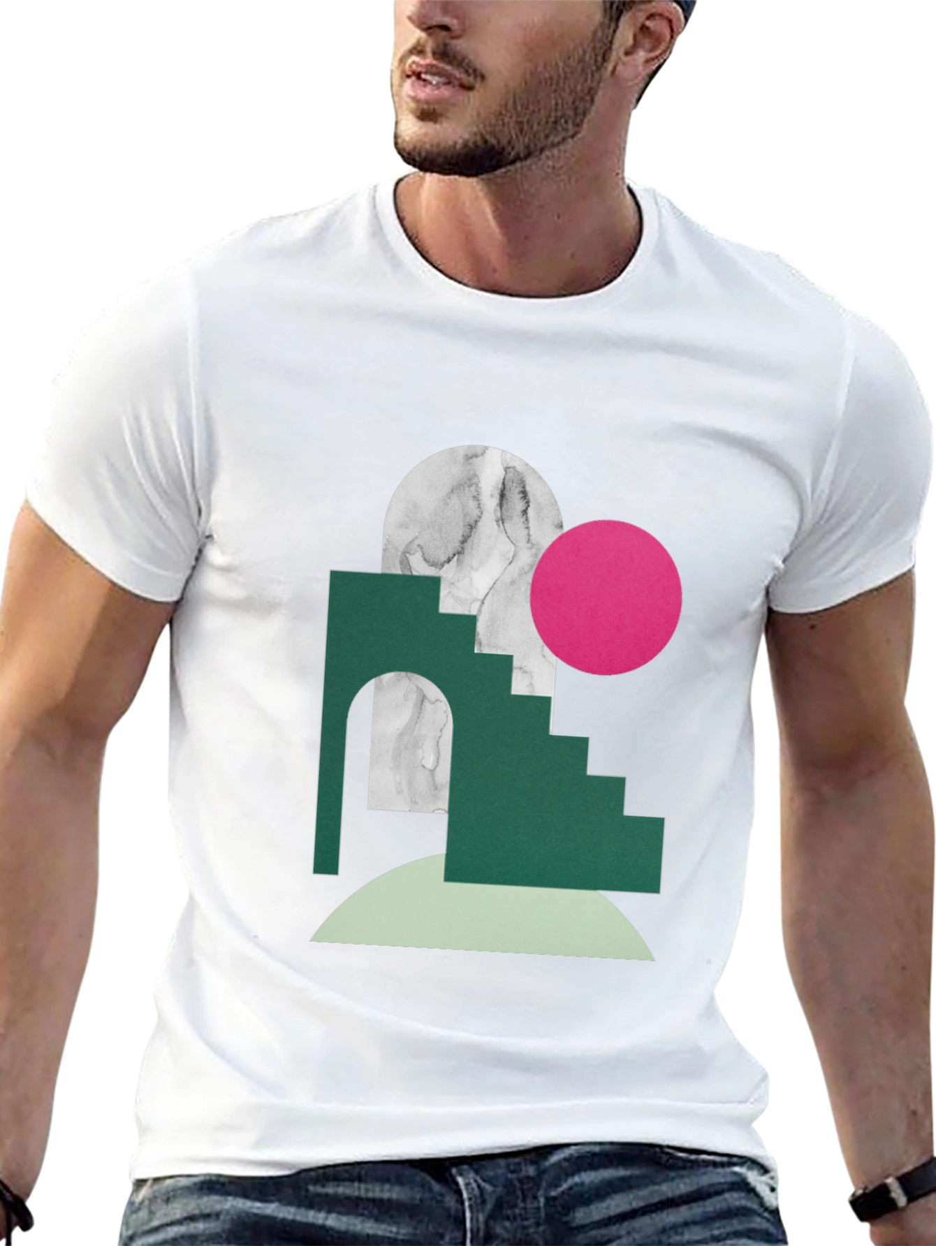 Abstract Geometric Graphic Tee