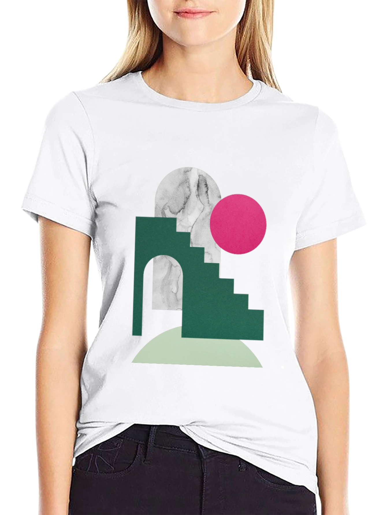 Abstract Geometric Graphic Tee