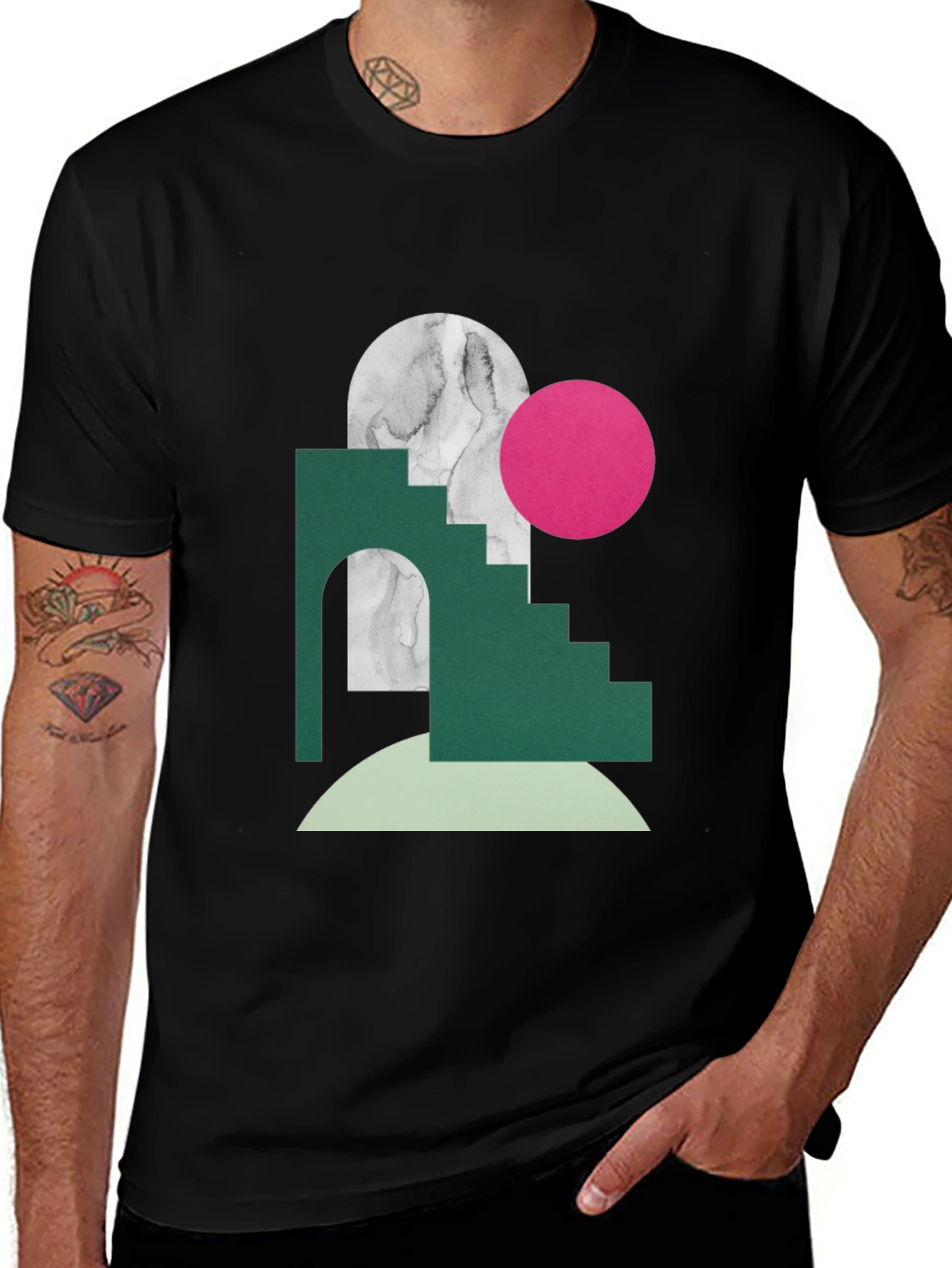Abstract Geometric Graphic Tee