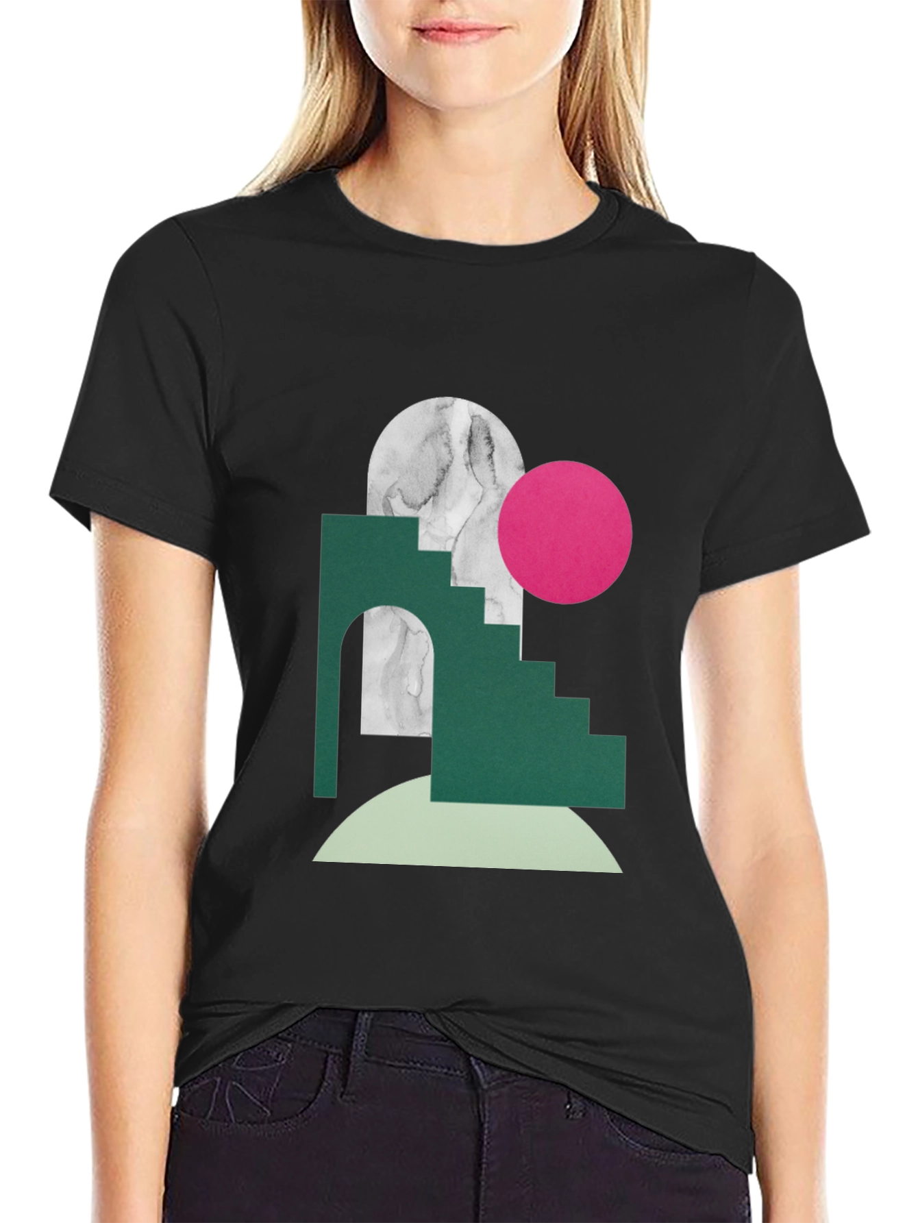 Abstract Geometric Graphic Tee