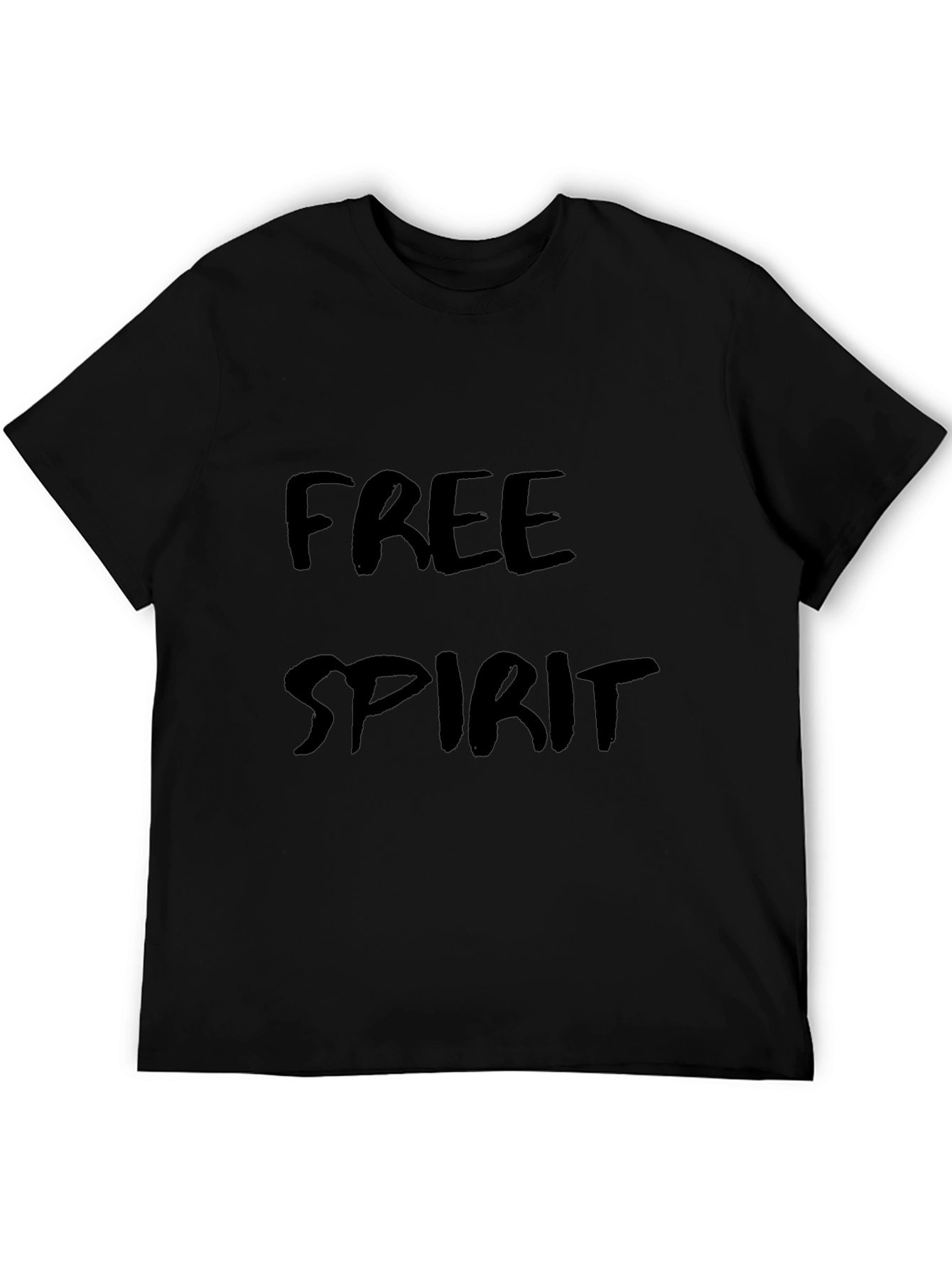 Free Spirit Black Graphic Tee
