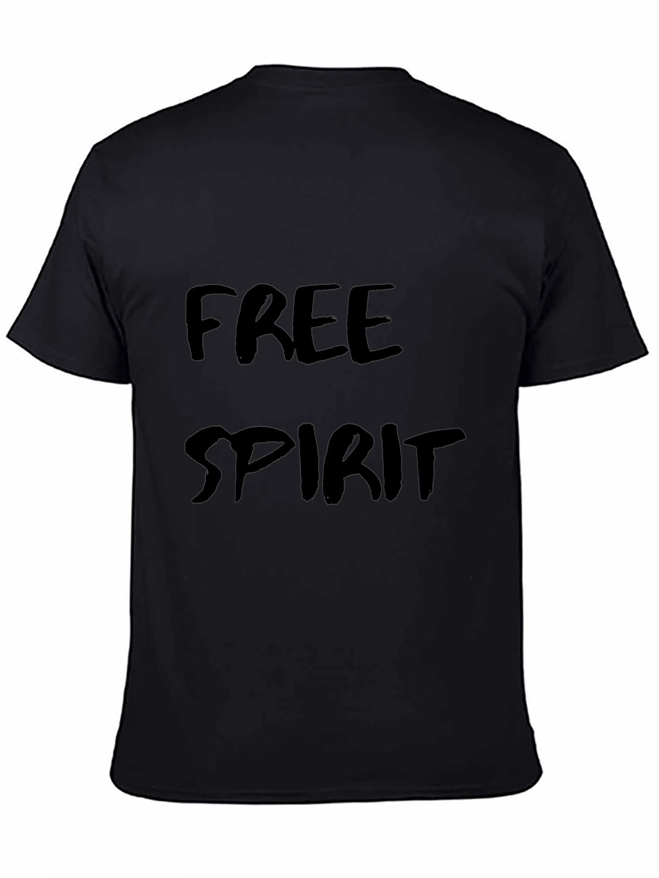Free Spirit Black Graphic Tee