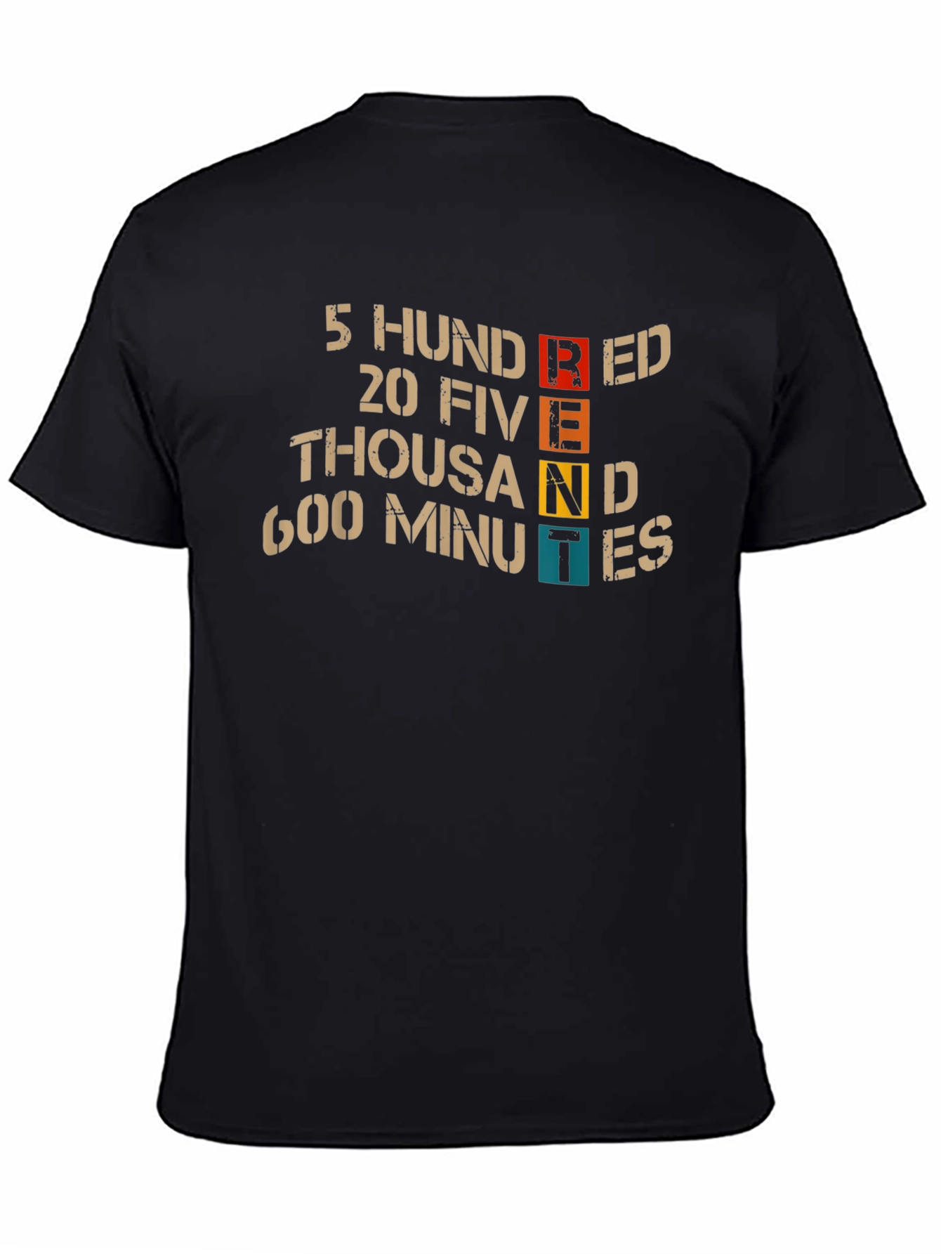 5 Hundred 20 Five Thousand 600 Minutes T-Shirt