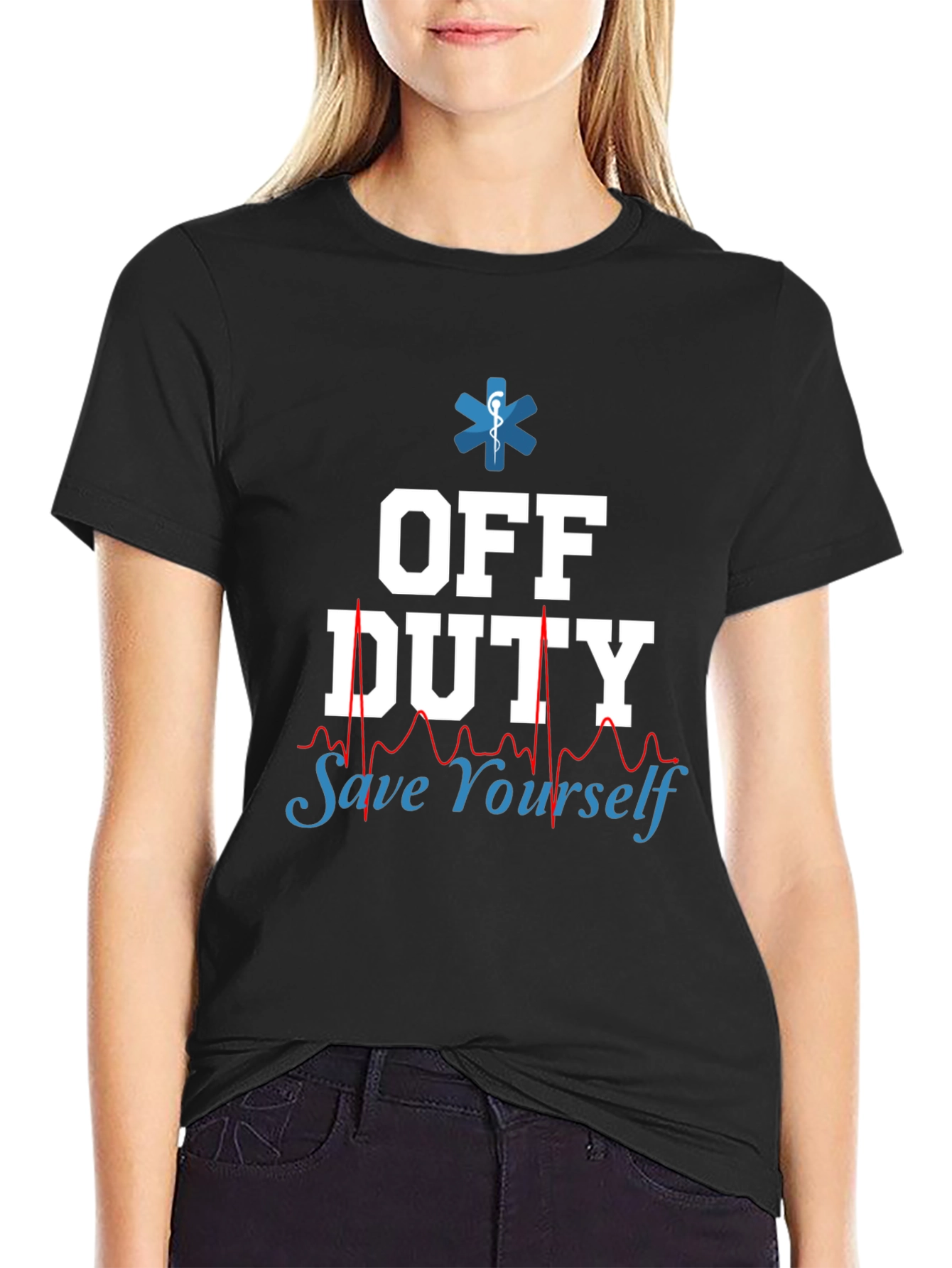 Off Duty Save Yourself EMT/Paramedic Graphic Tee