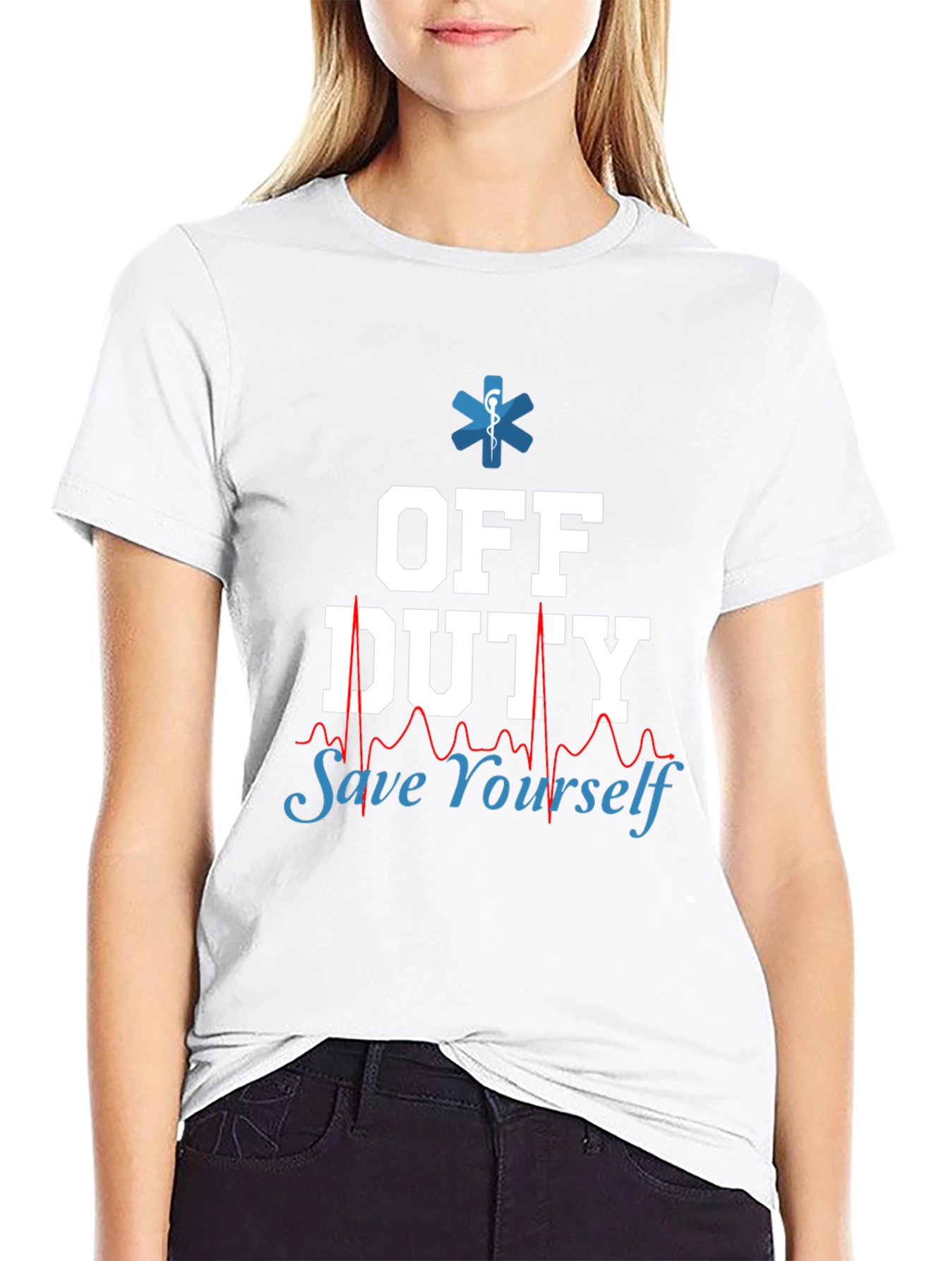 Off Duty Save Yourself EMT/Paramedic Graphic Tee