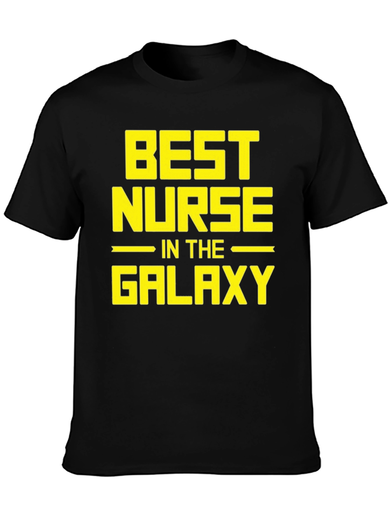 Best Nurse in the Galaxy Black Graphic Tee