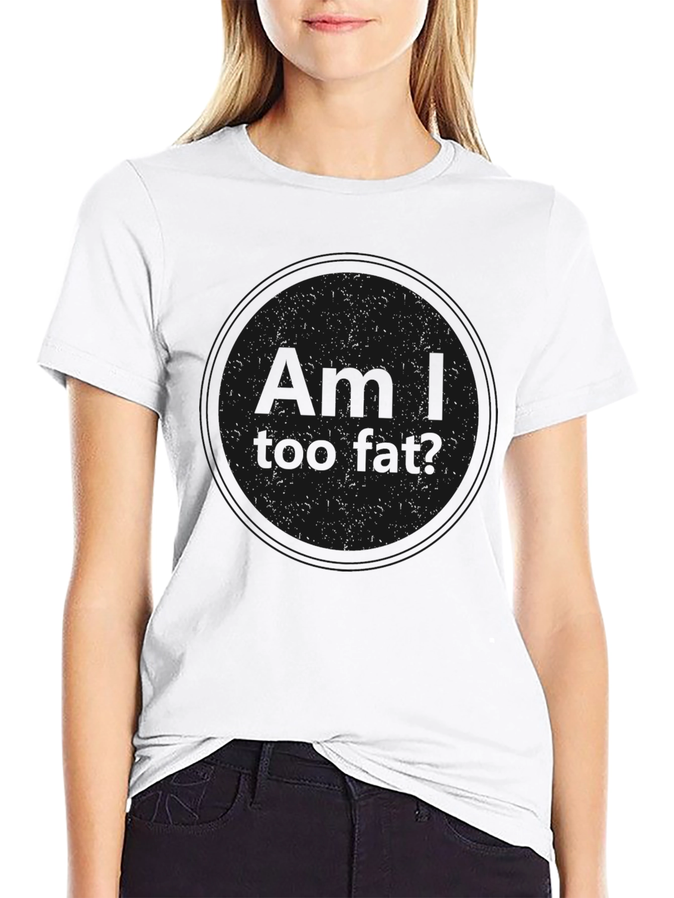 Mens Black Graphic T-Shirt - Am I too Loud?