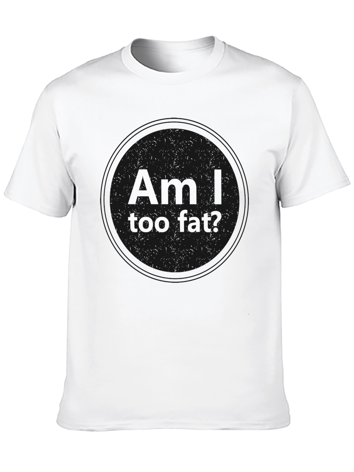 Mens Black Graphic T-Shirt - Am I too Loud?
