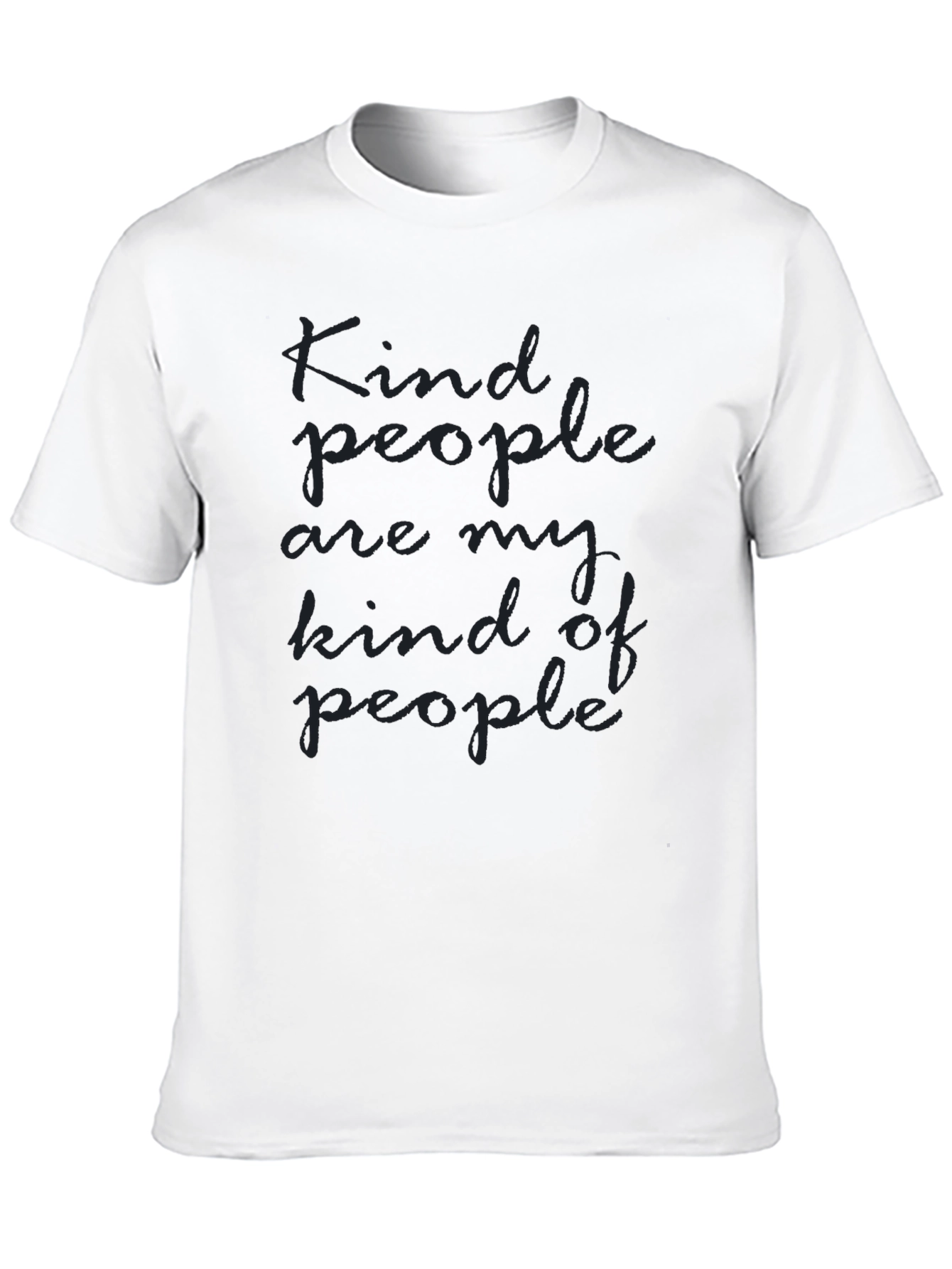 Kind People Graphic Tee - Soft Black T-Shirt