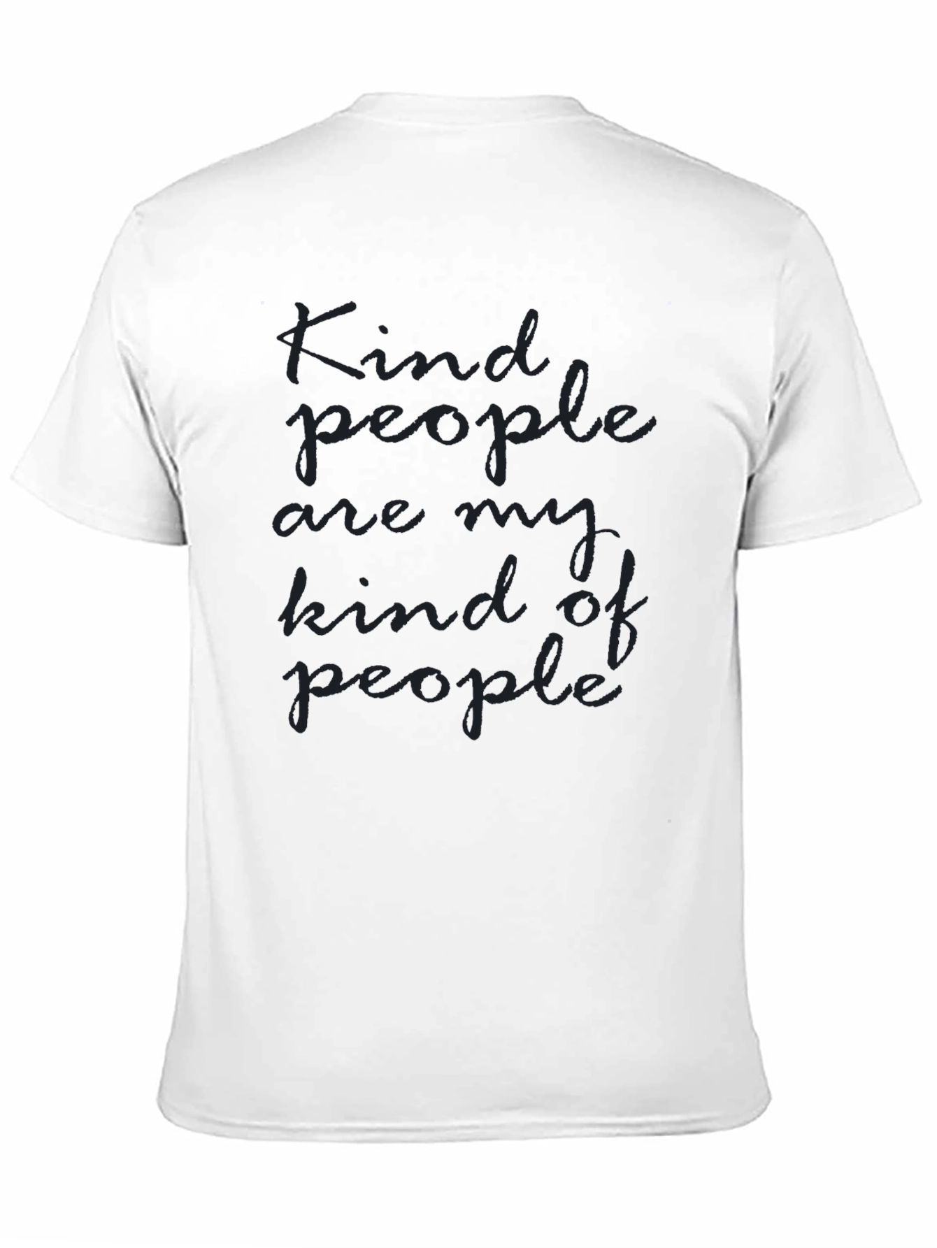 Kind People Graphic Tee - Soft Black T-Shirt