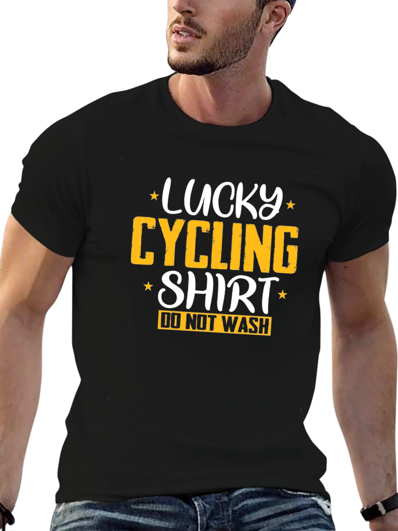Lucky Cycling Shirt - Novelty T-Shirt
