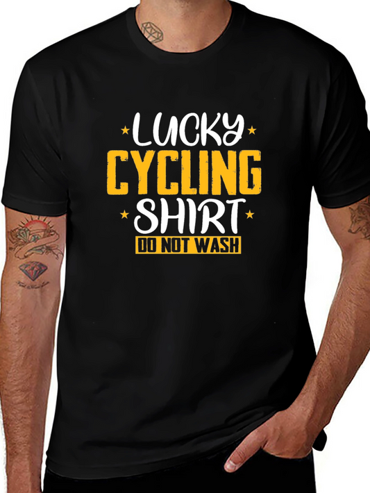Lucky Cycling Shirt - Novelty T-Shirt