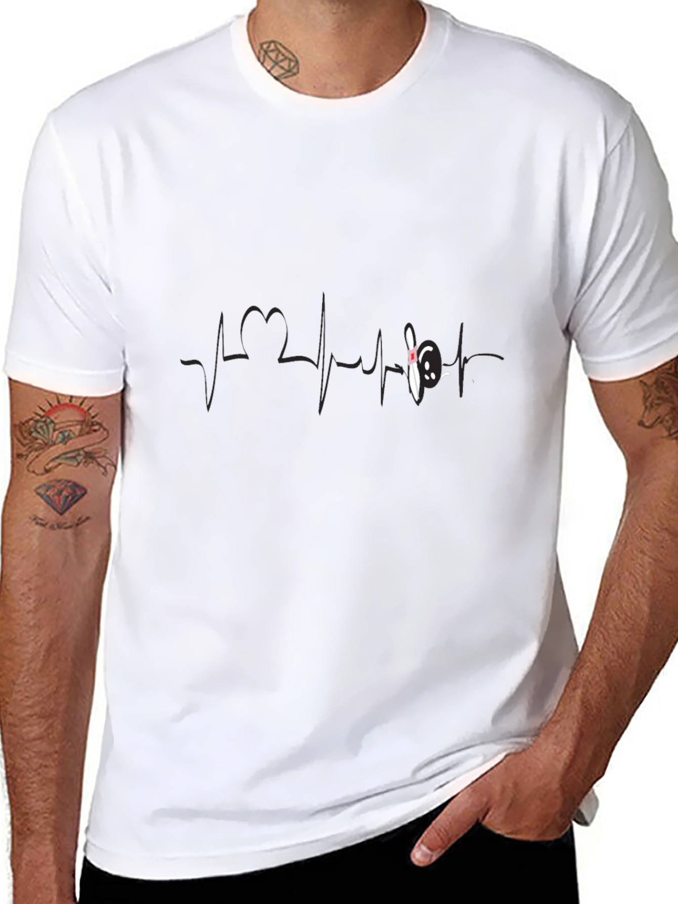 Bowling Heartbeat T-Shirt - Strike Life