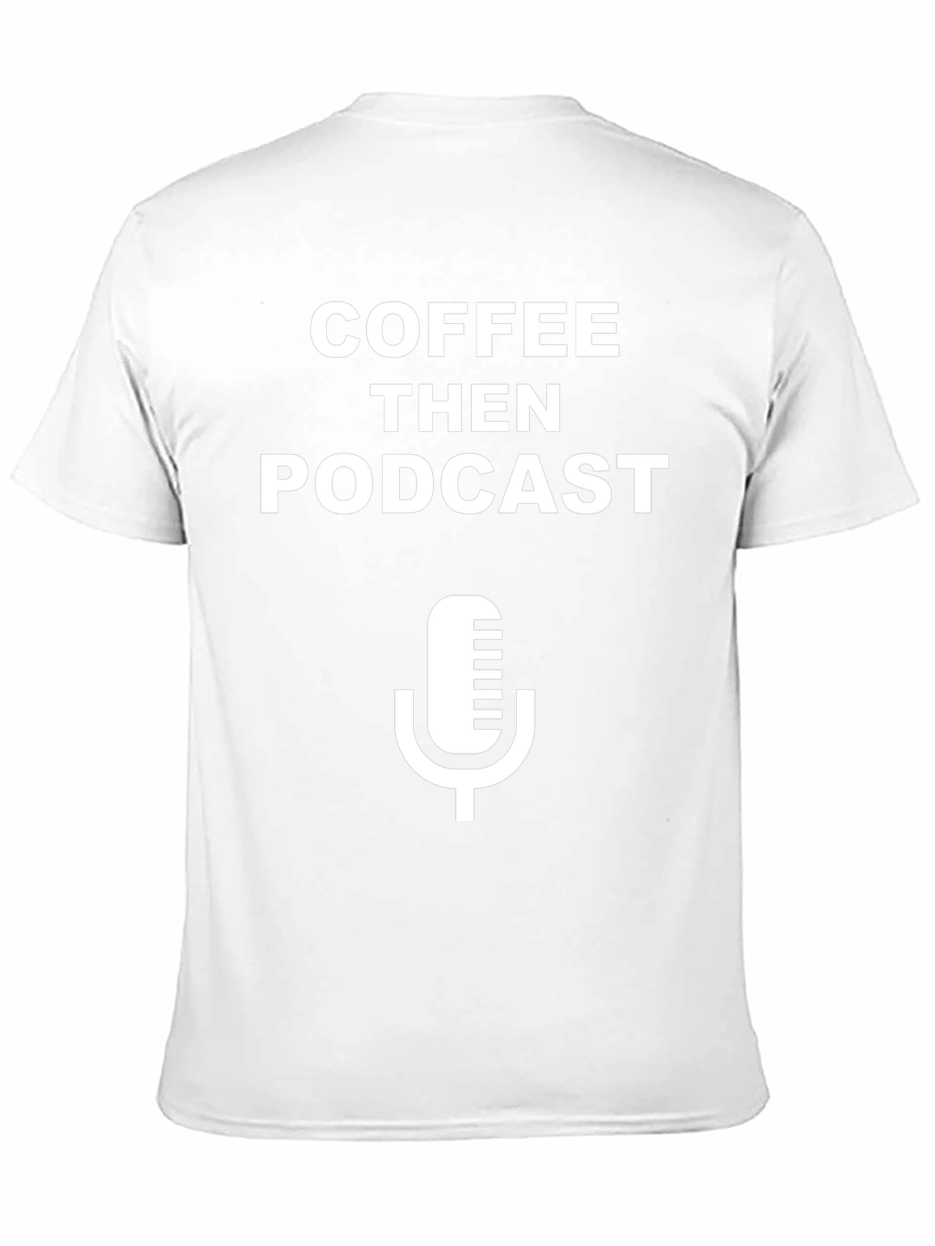 Coffee Then Podcast T-Shirt - Black Graphic Tee
