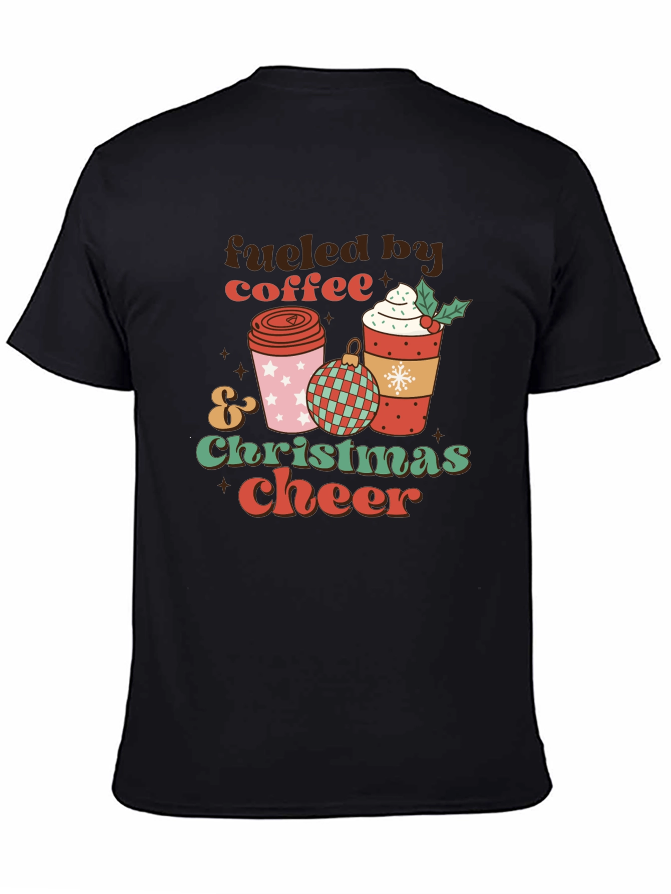 Fueled by Coffee Christmas Cheer Tee