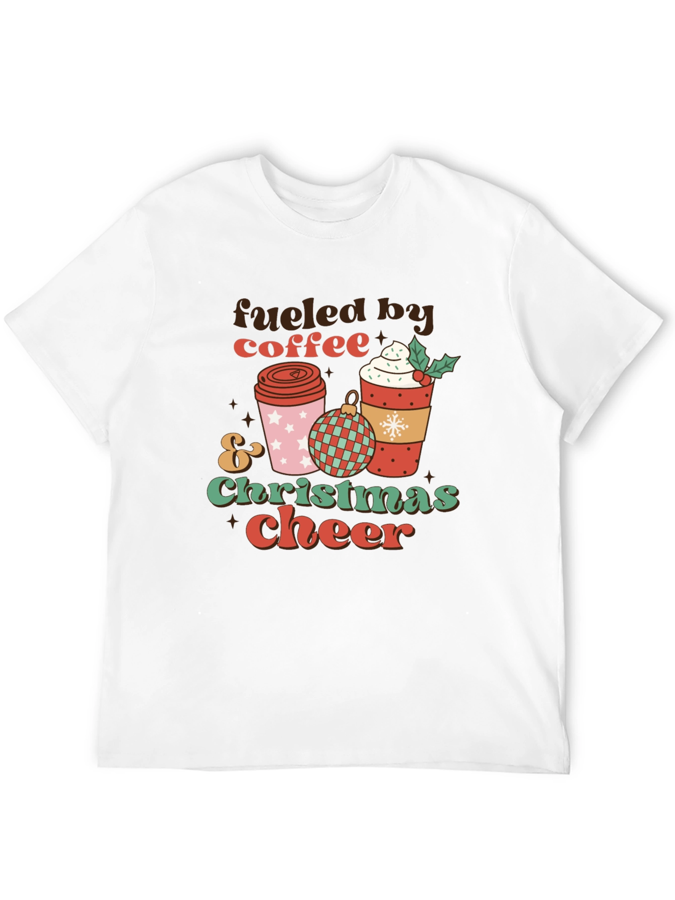 Fueled by Coffee Christmas Cheer Tee