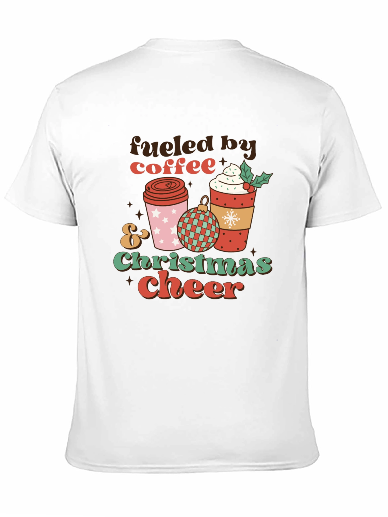 Fueled by Coffee Christmas Cheer Tee