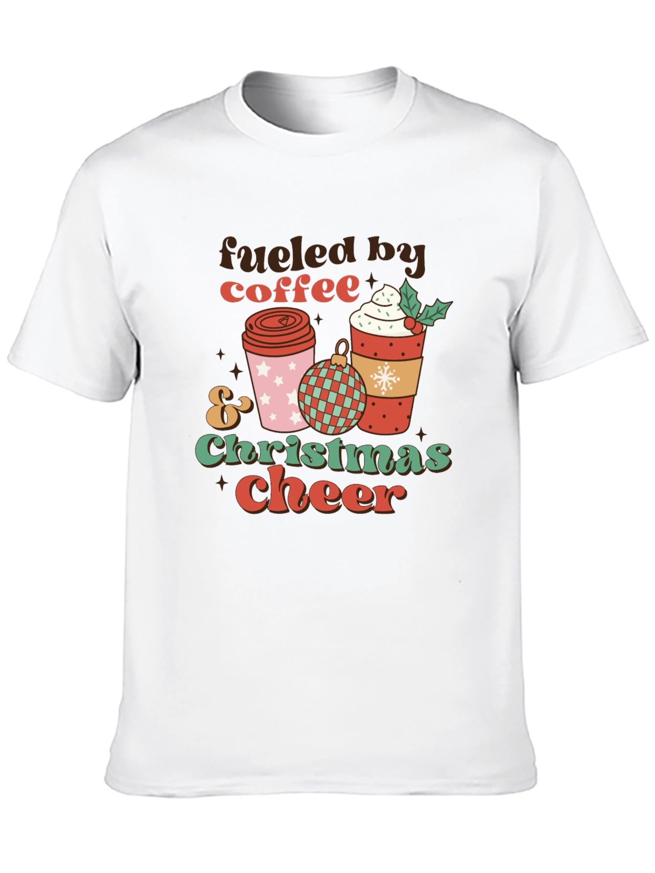 Fueled by Coffee Christmas Cheer Tee