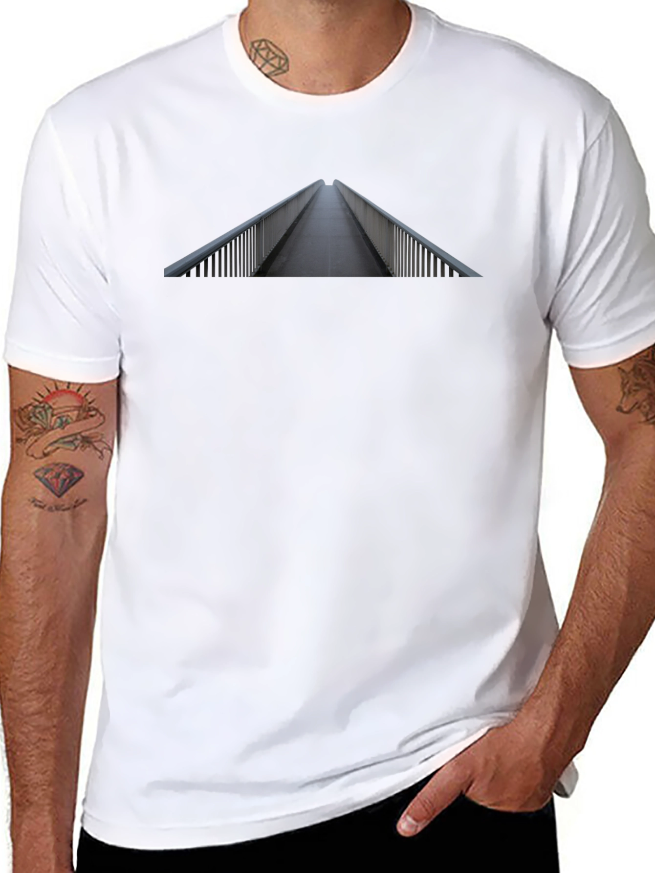 Bridge View Black T-Shirt