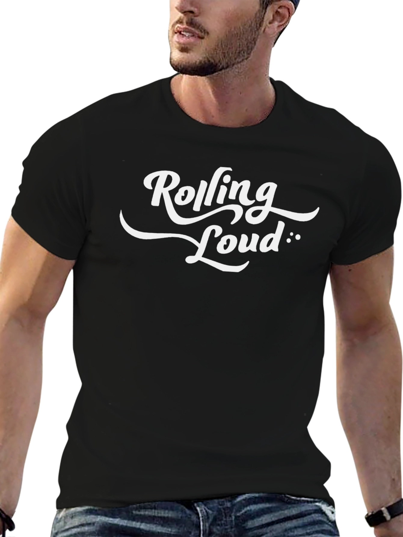 Rolling Loud Black Graphic T-Shirt