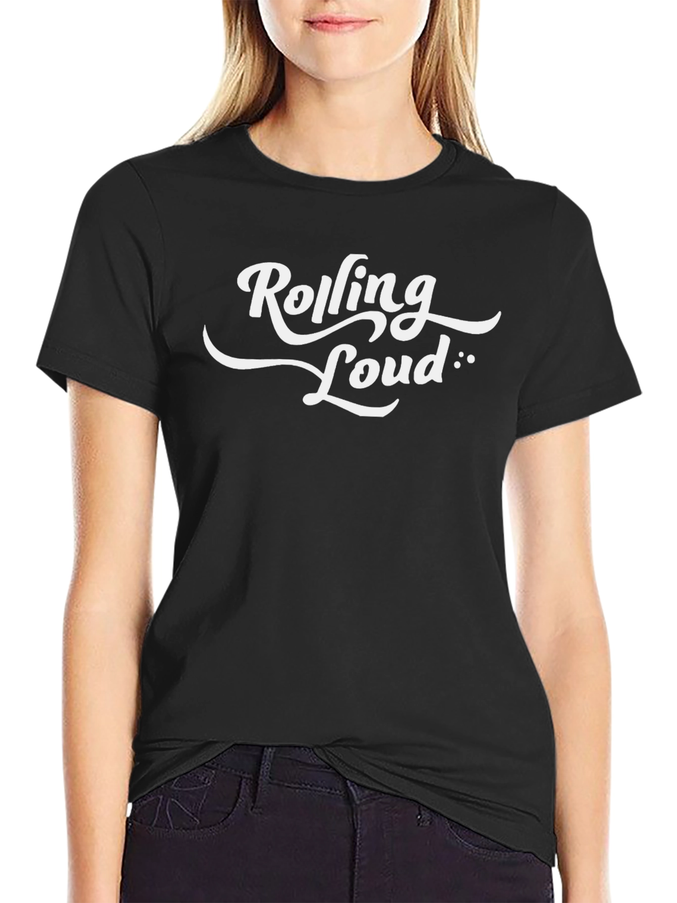 Rolling Loud Black Graphic T-Shirt