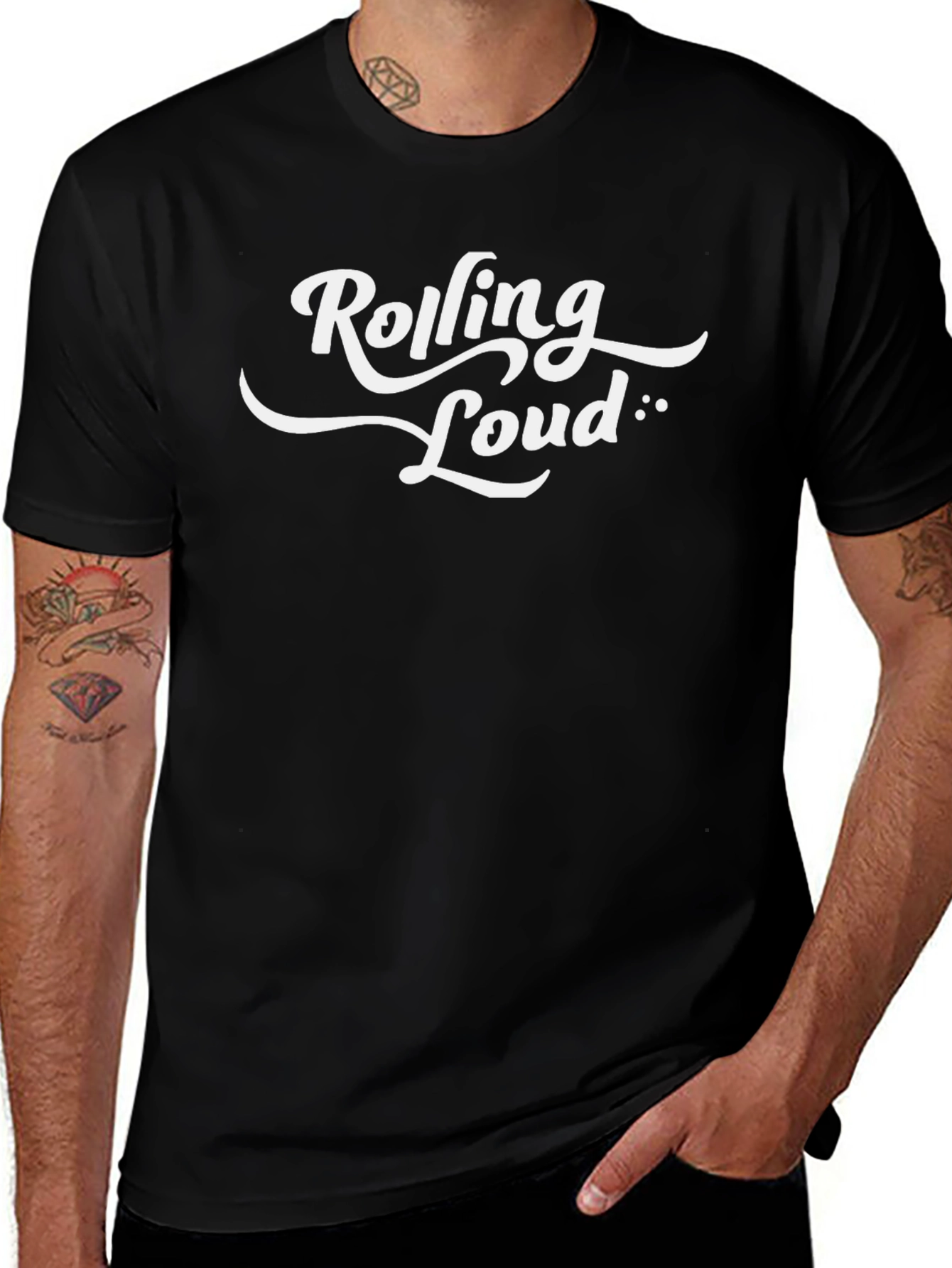 Rolling Loud Black Graphic T-Shirt