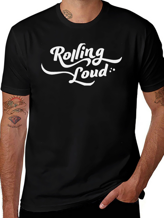 Rolling Loud Black Graphic T-Shirt