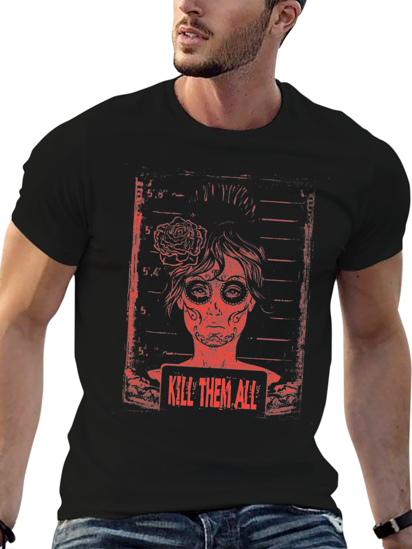 Kill Them All Graphic Tee - Black