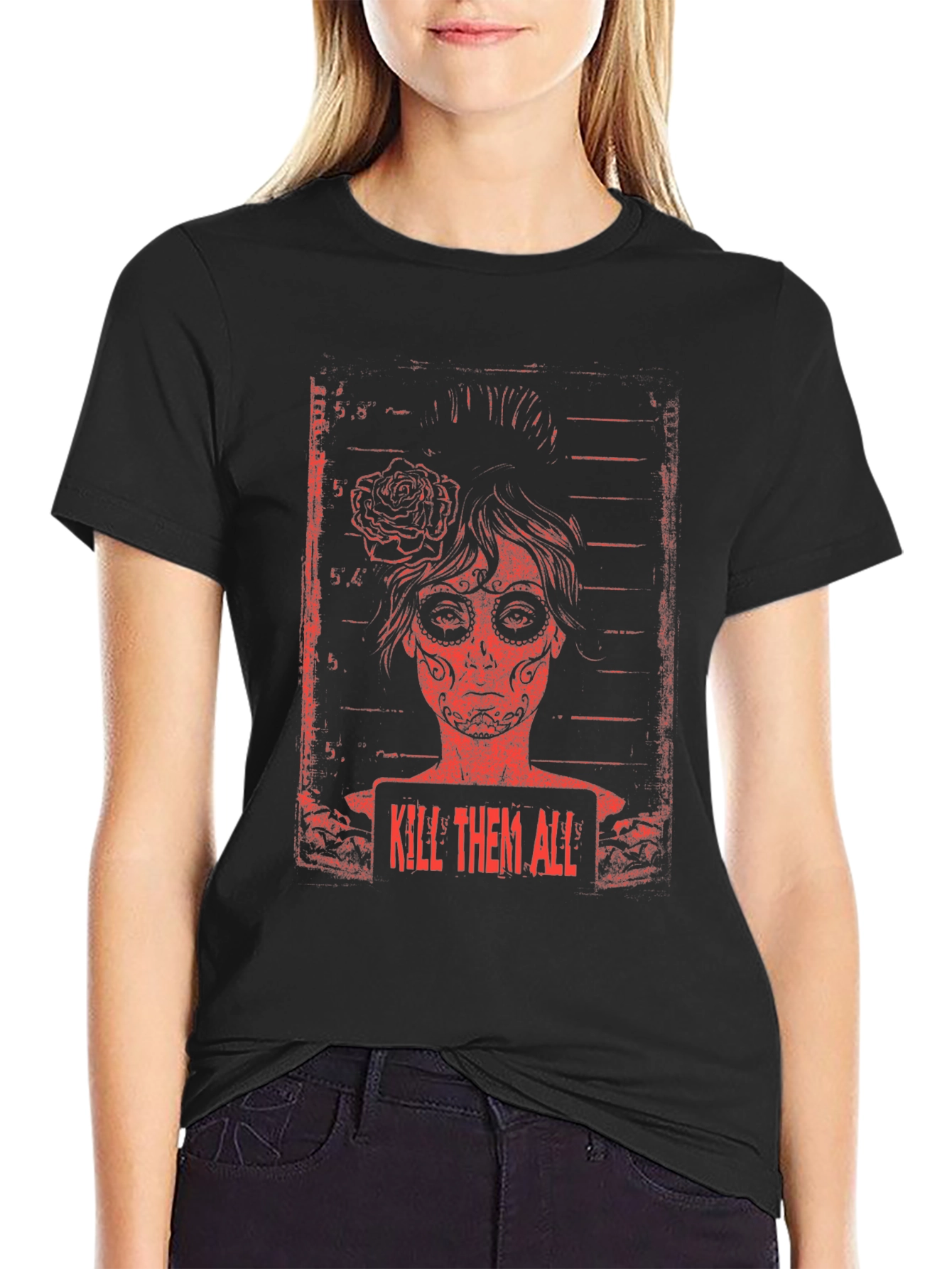 Kill Them All Graphic Tee - Black