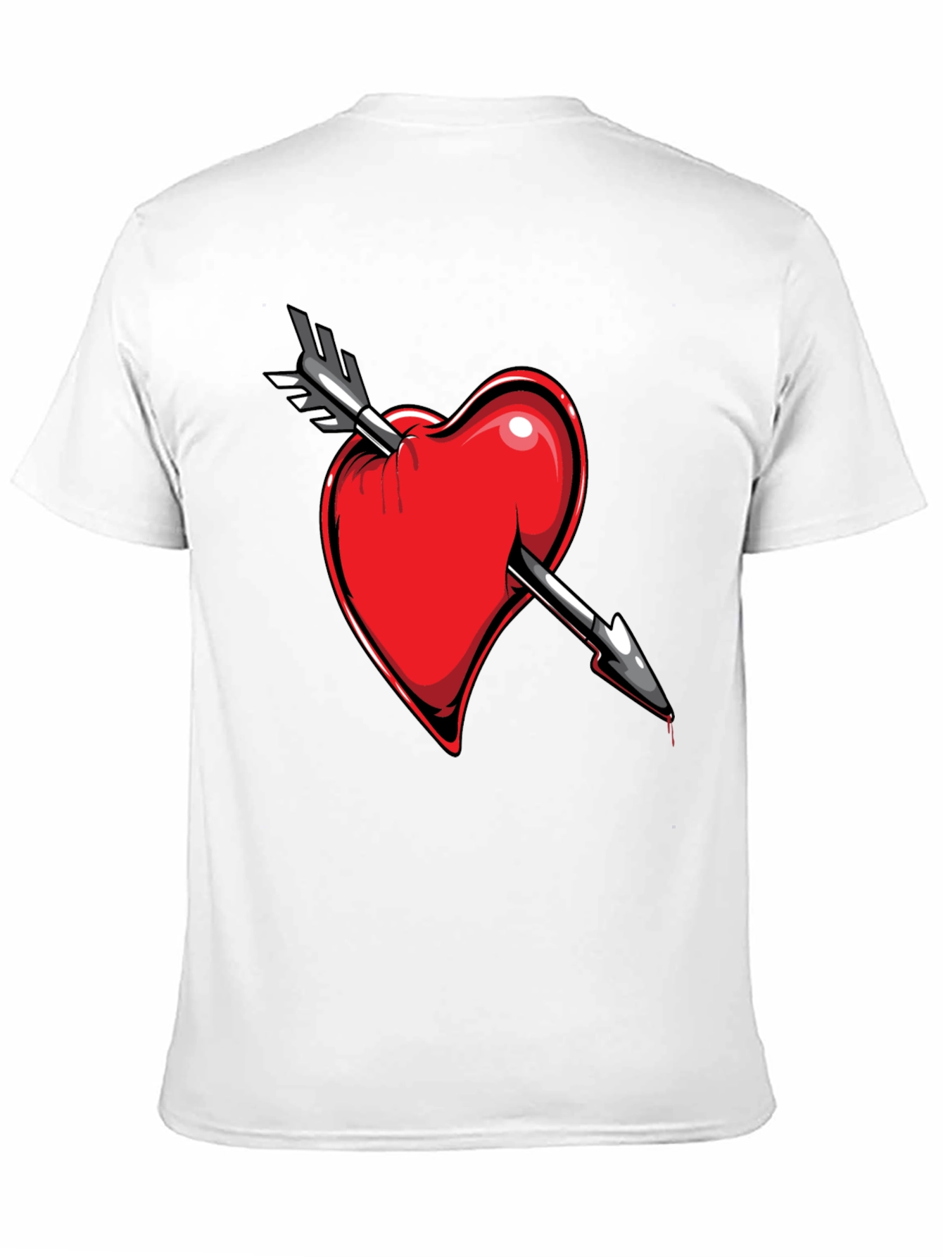 Heart Arrow Tee - Stylish Graphic T-Shirt