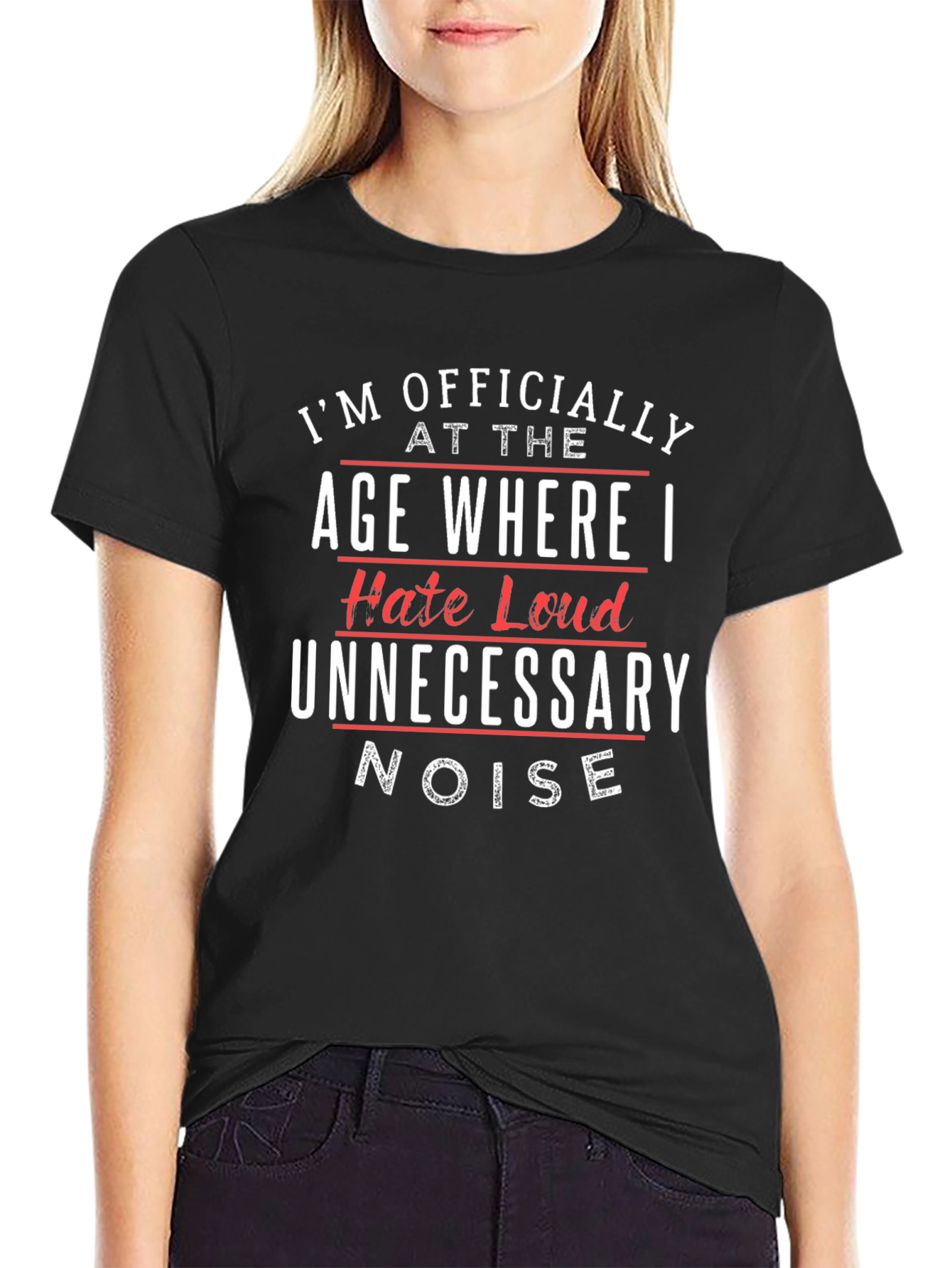 Hate Loud Noise Graphic T-Shirt