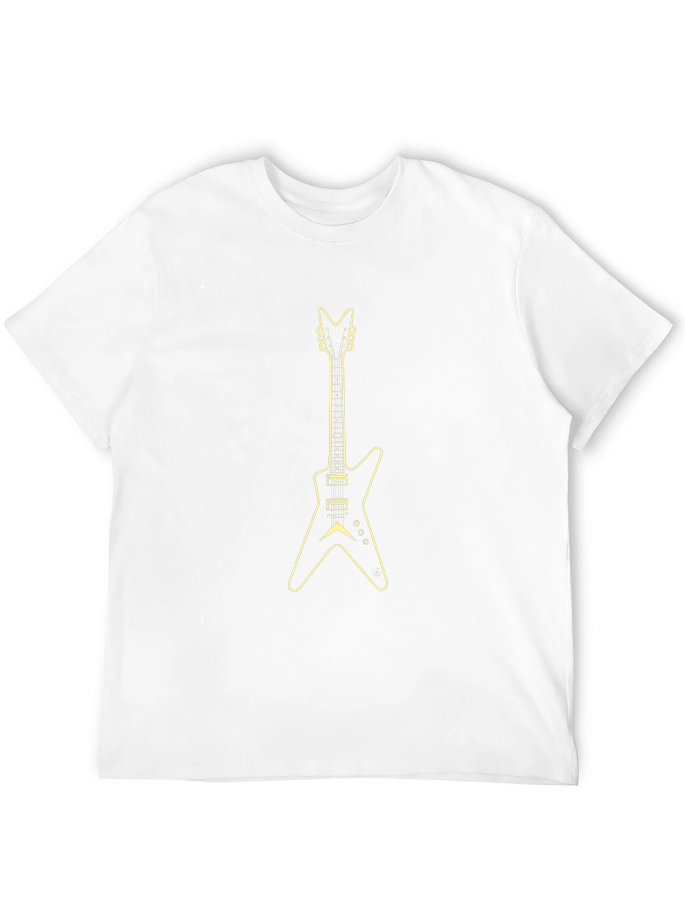 Electric Guitar Graphic Black T-Shirt