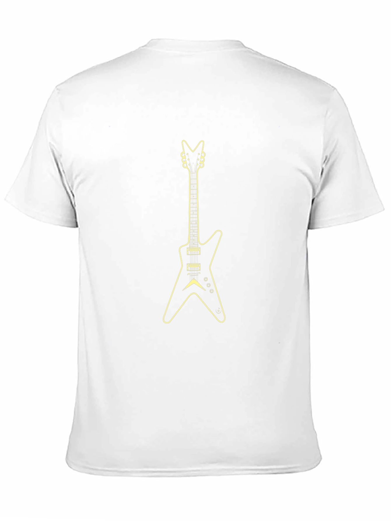 Electric Guitar Graphic Black T-Shirt