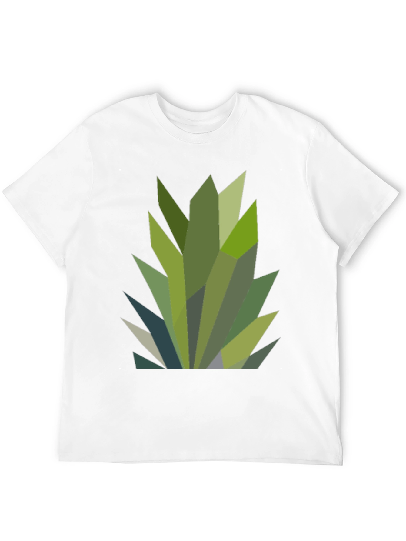 Geometric Pineapple Graphic Tee - Modern Style