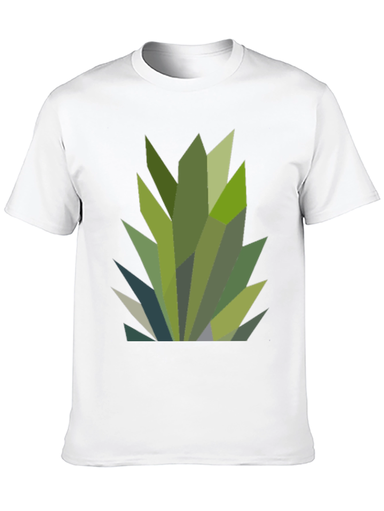 Geometric Pineapple Graphic Tee - Modern Style